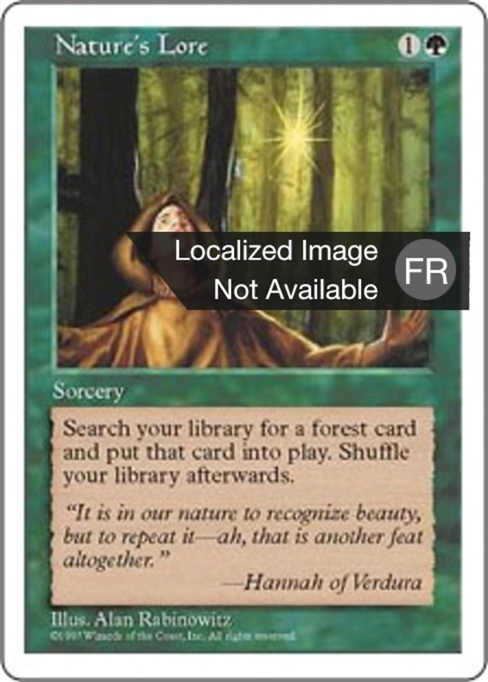 Sapience naturaliste — Fifth Edition — Magic: The Gathering