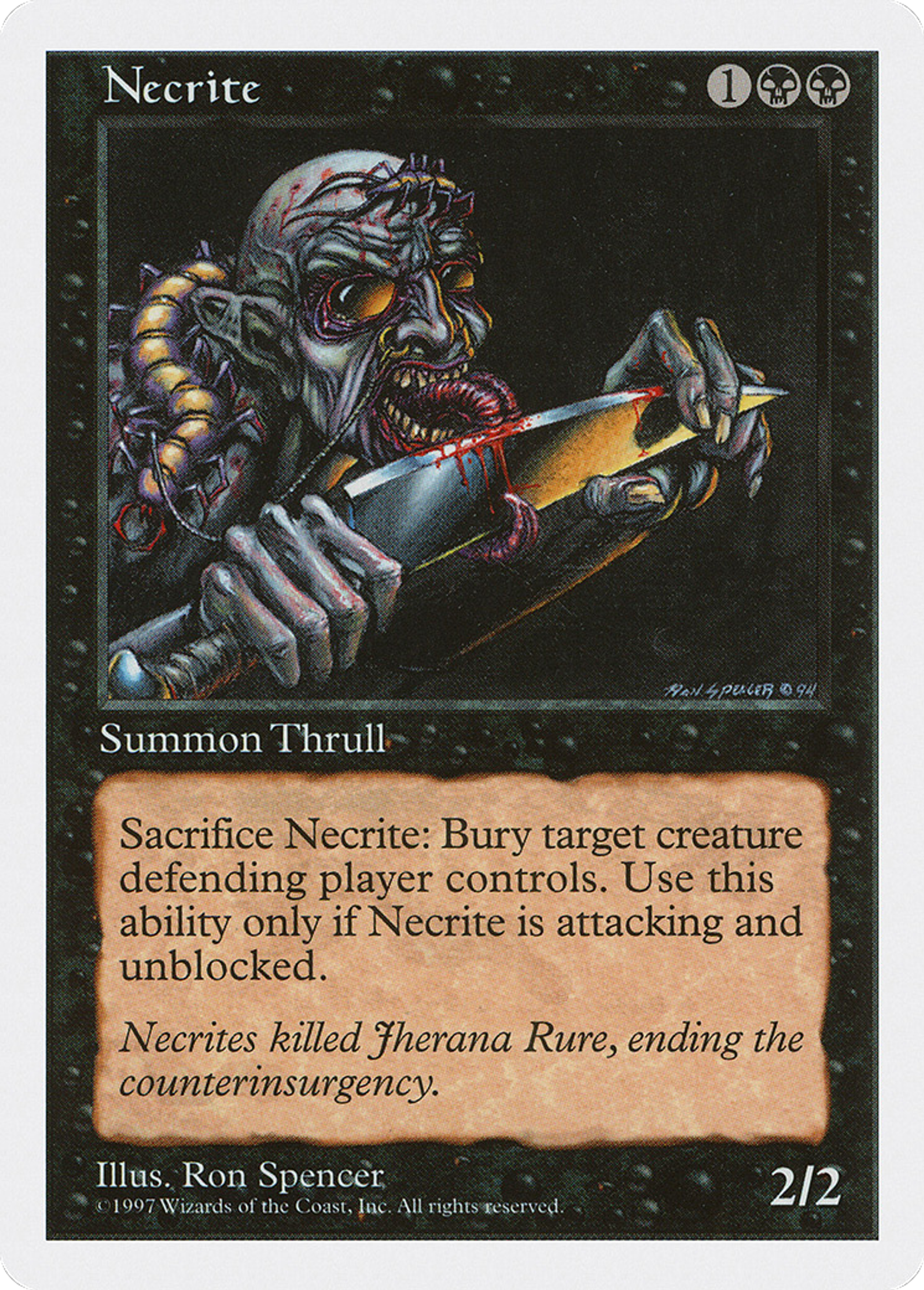 Necrite — Fifth Edition — Magic: The Gathering