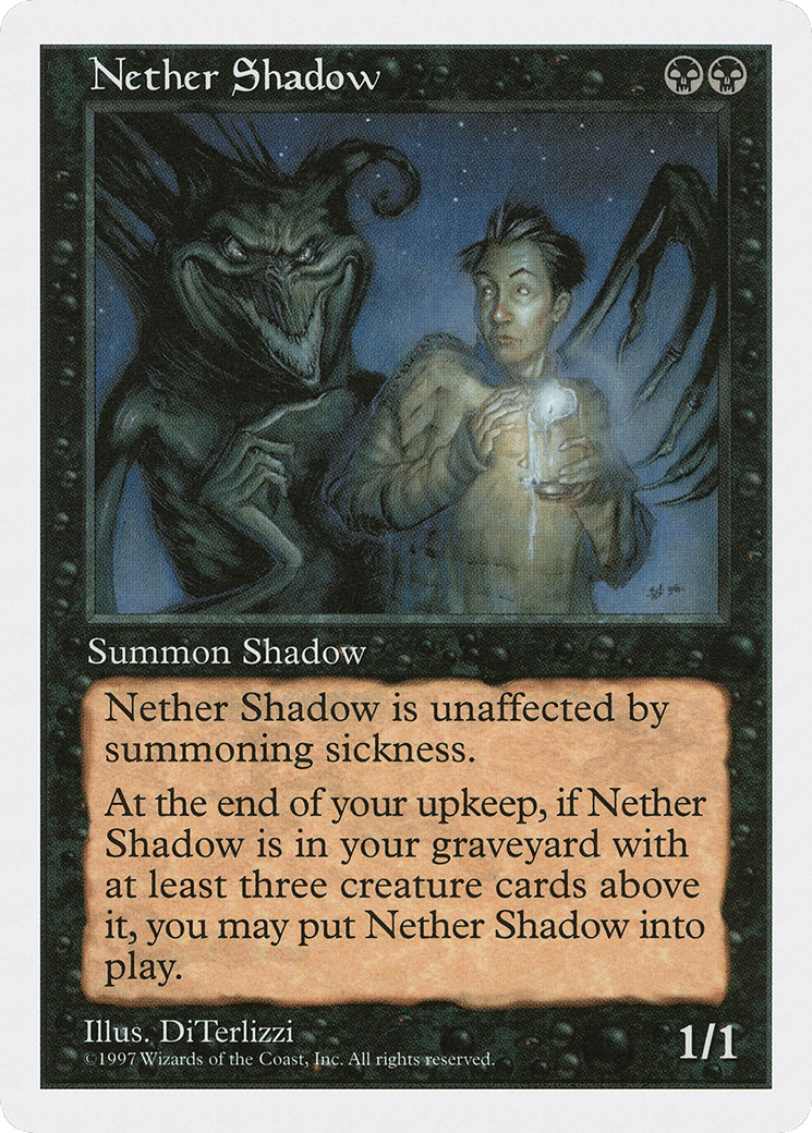 Nether Shadow — Fifth Edition — Magic: The Gathering