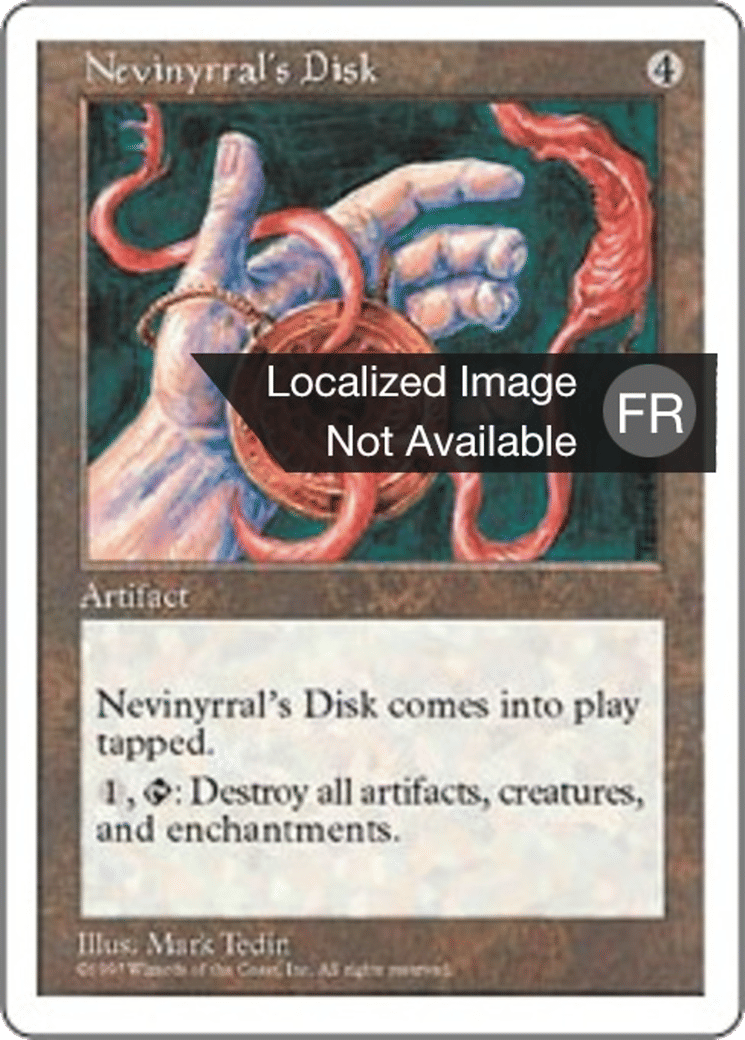 Disque de Nevinyrral — Fifth Edition — Magic: The Gathering