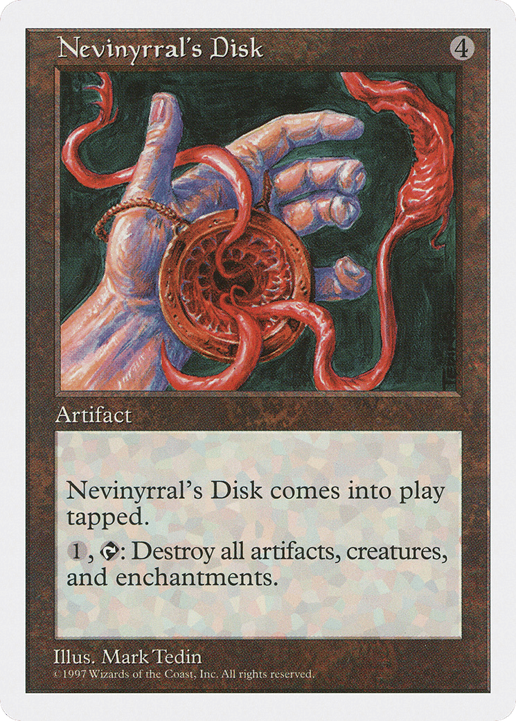 Nevinyrral's Disk — Fifth Edition — Magic: The Gathering