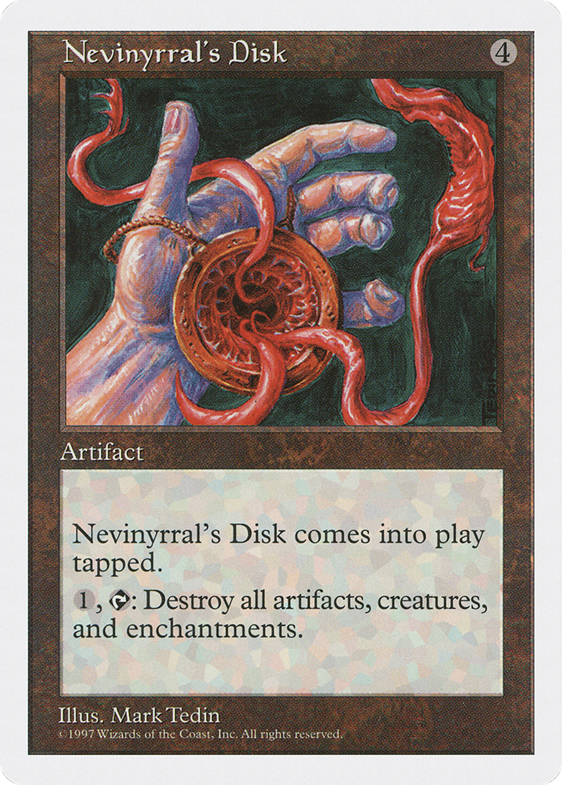 Nevinyrral's Disk — Fifth Edition — Magic: The Gathering