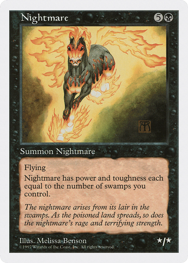 Nightmare — Fifth Edition — Magic: The Gathering