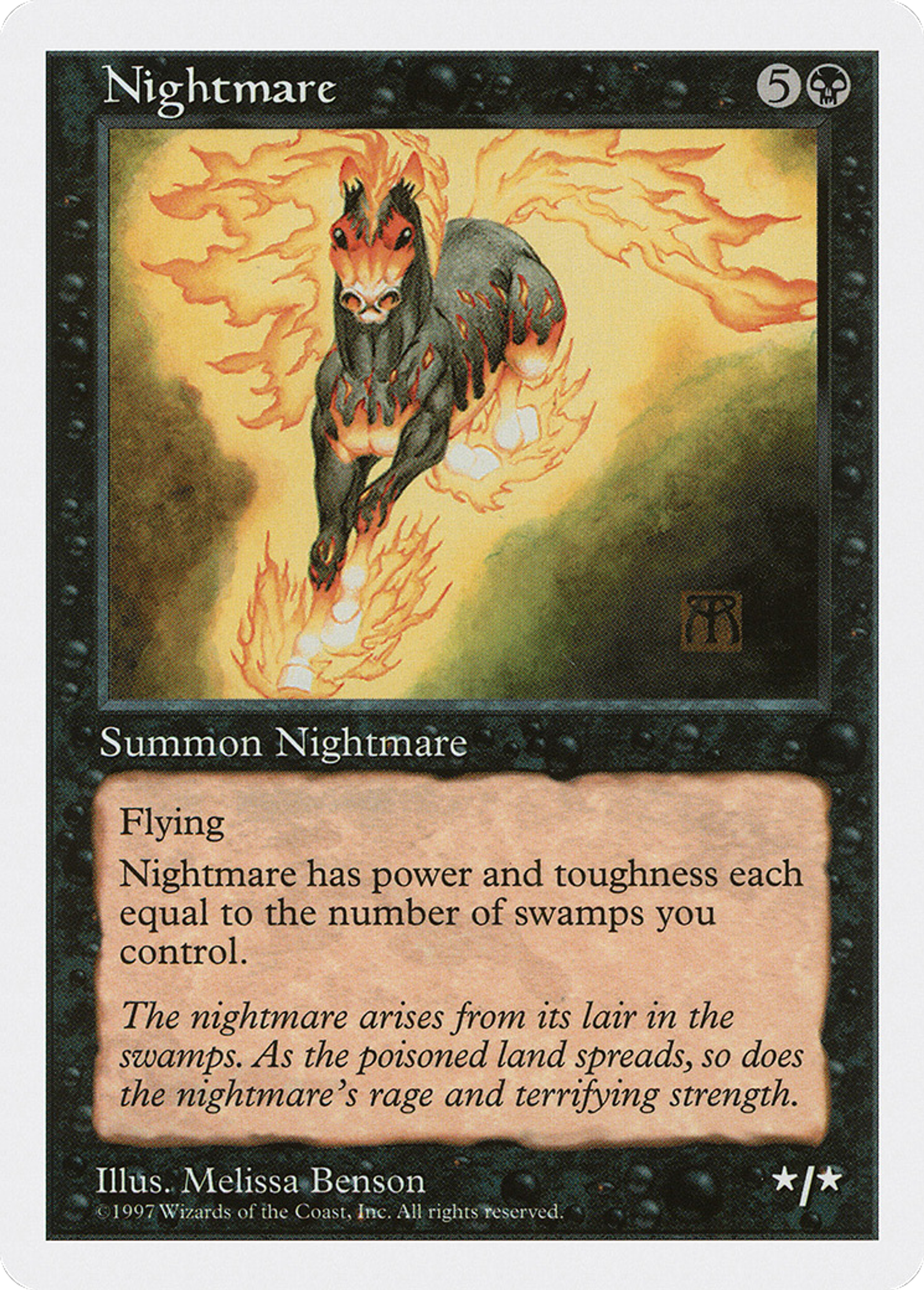 Nightmare — Fifth Edition — Magic: The Gathering