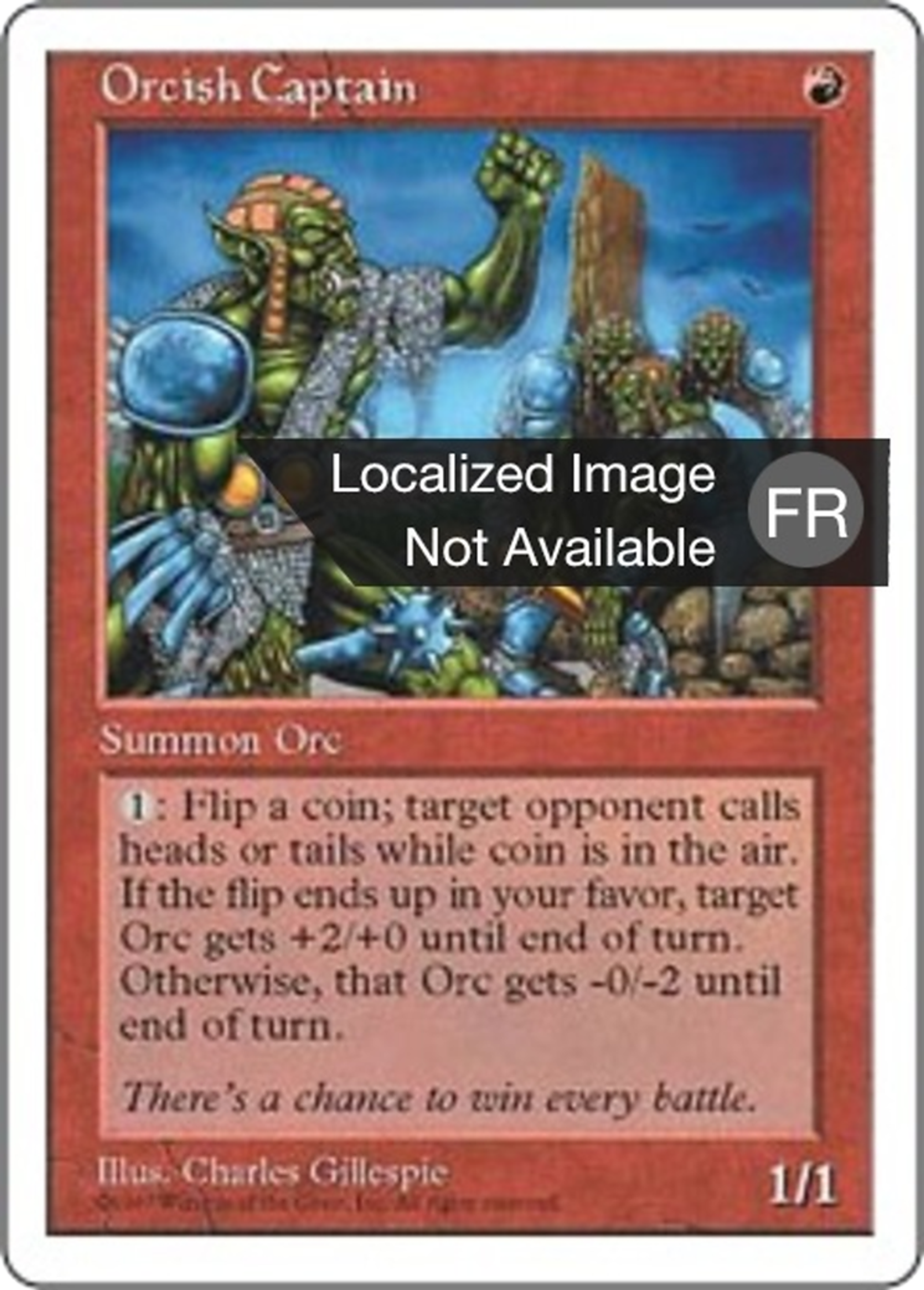 Capitaine orque — Fifth Edition — Magic: The Gathering