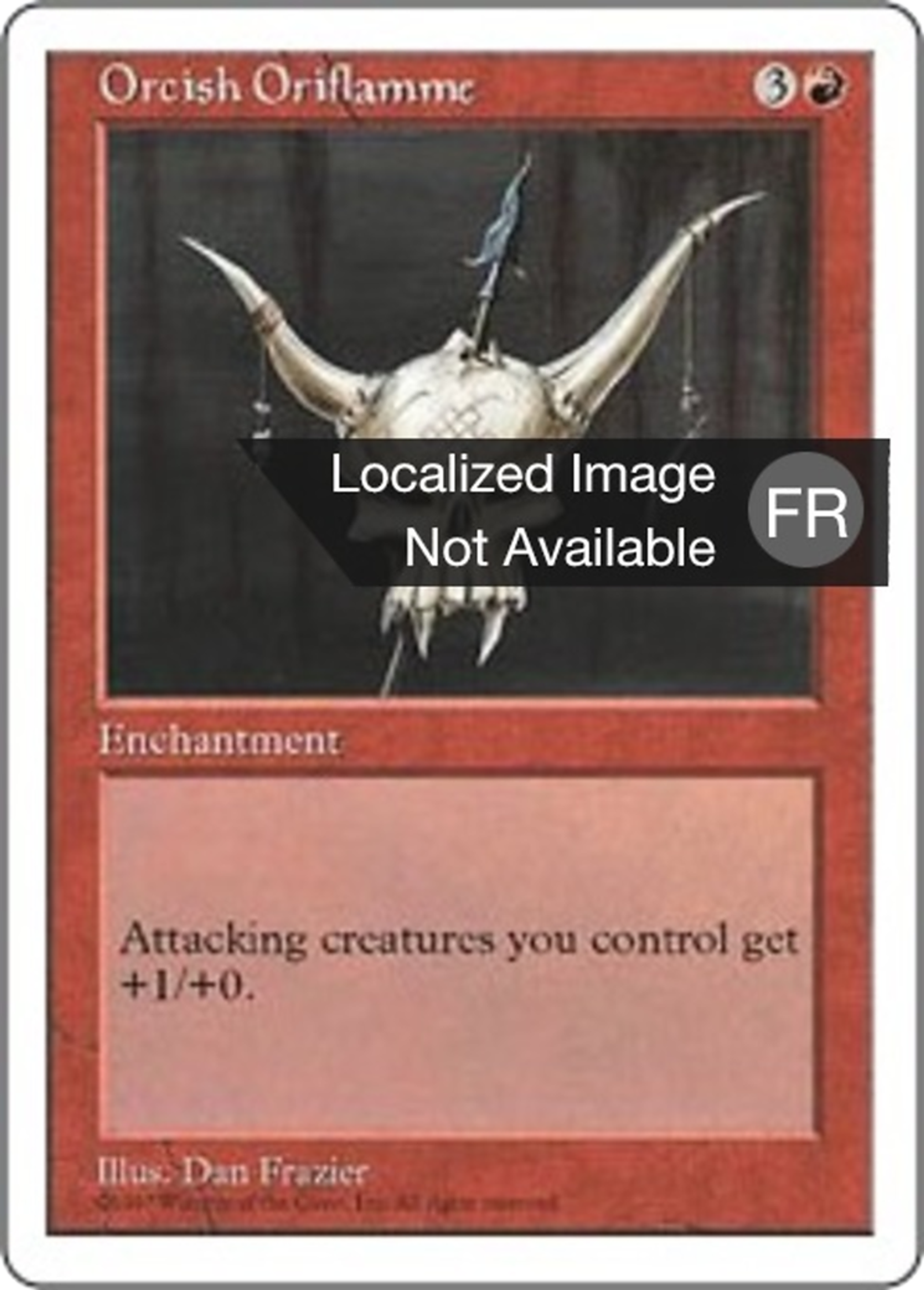 Oriflamme orque — Fifth Edition — Magic: The Gathering
