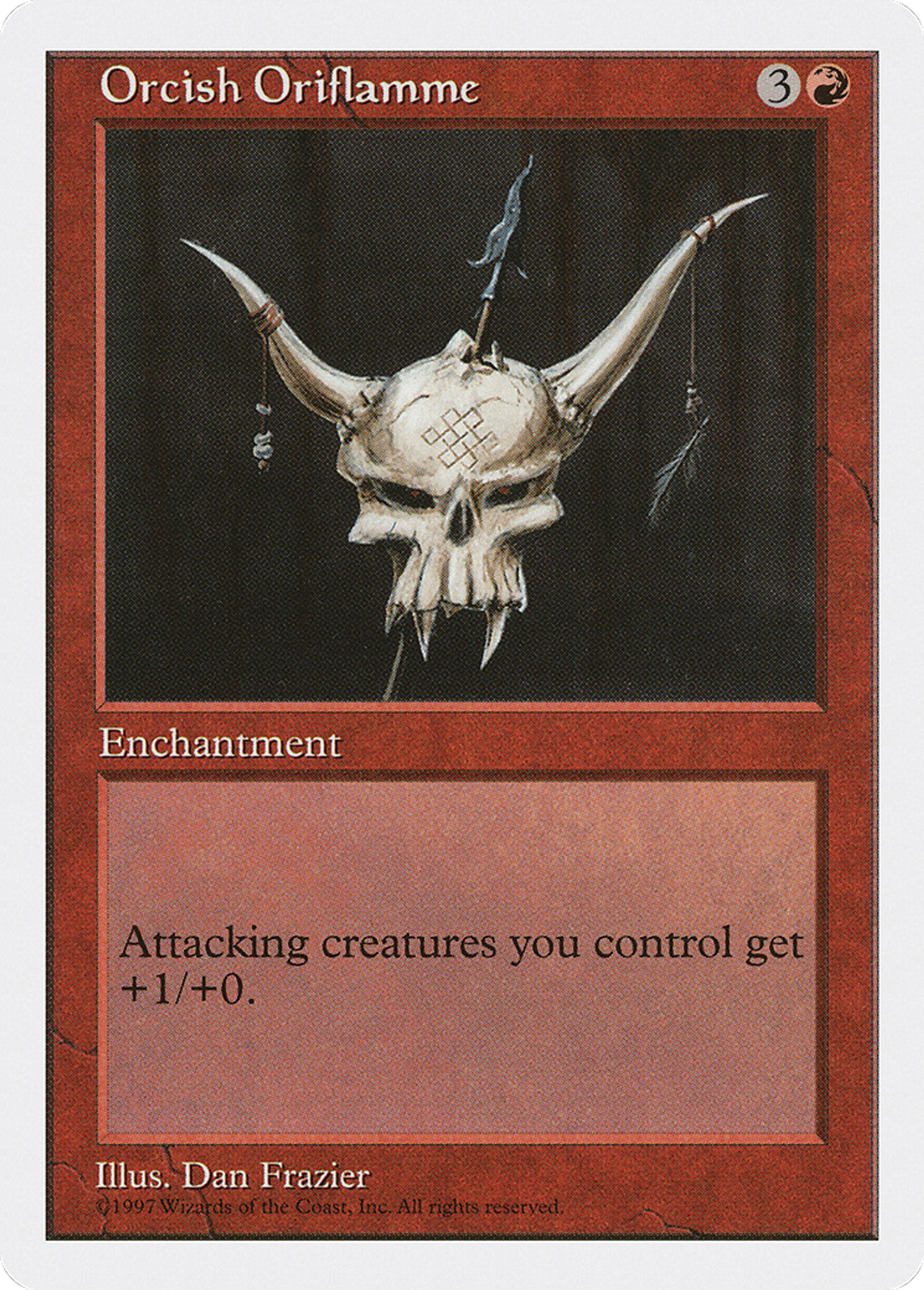 Orcish Oriflamme — Fifth Edition — Magic: The Gathering