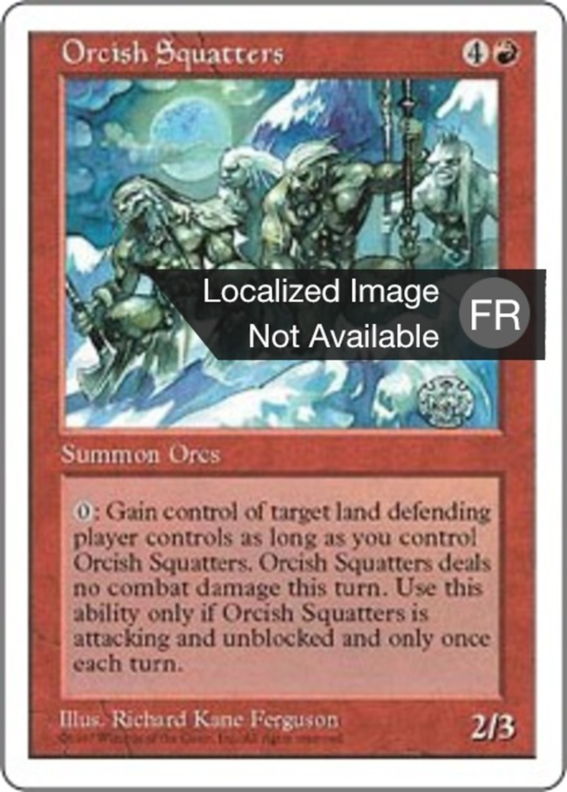 Squatters orques — Fifth Edition — Magic: The Gathering