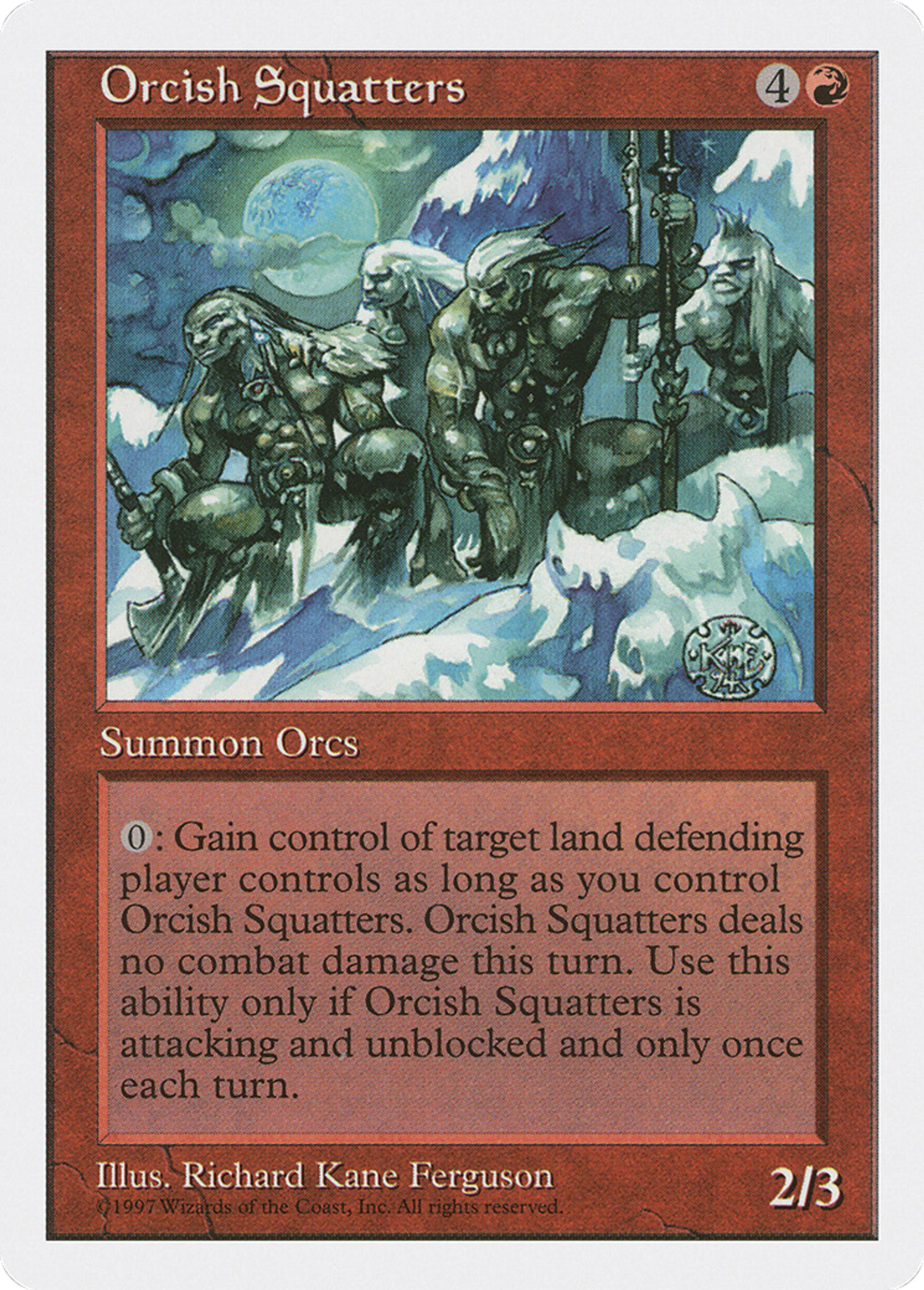 Orcish Squatters — Fifth Edition — Magic: The Gathering
