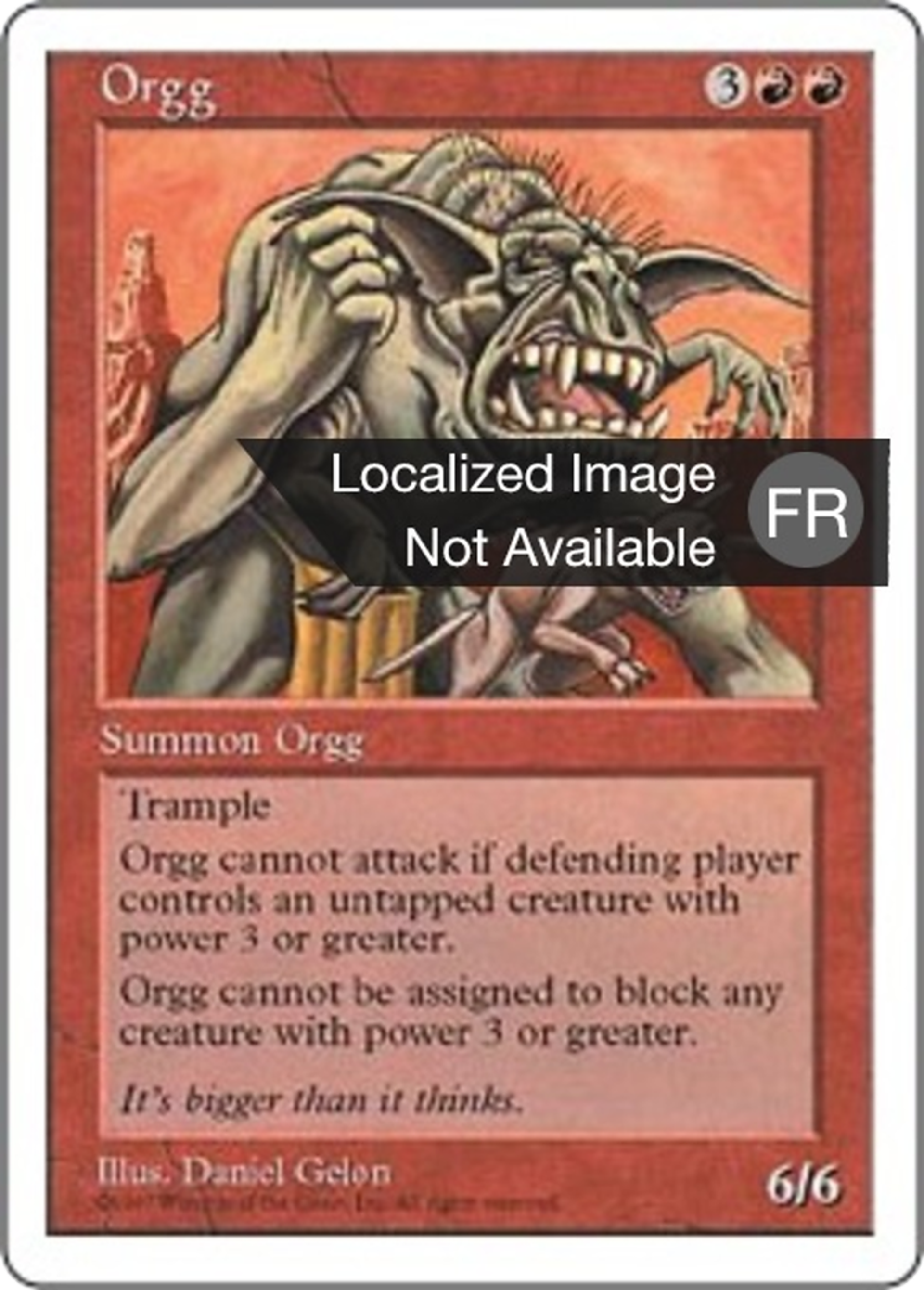 Orgg — Fifth Edition — Magic: The Gathering