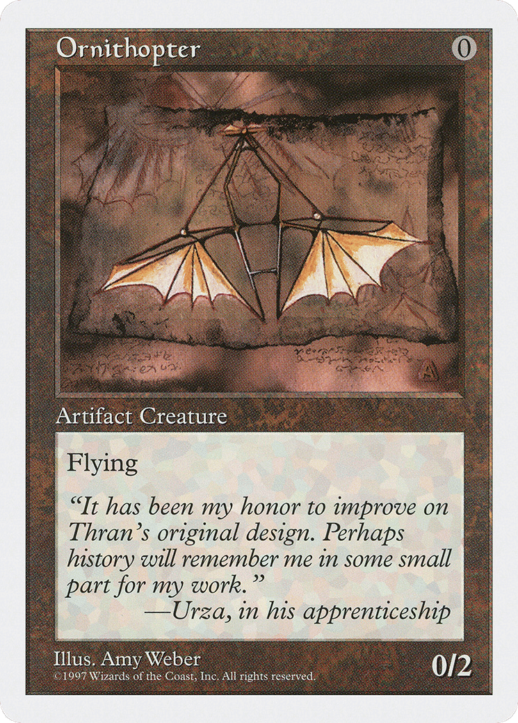 Ornithopter — Fifth Edition — Magic: The Gathering