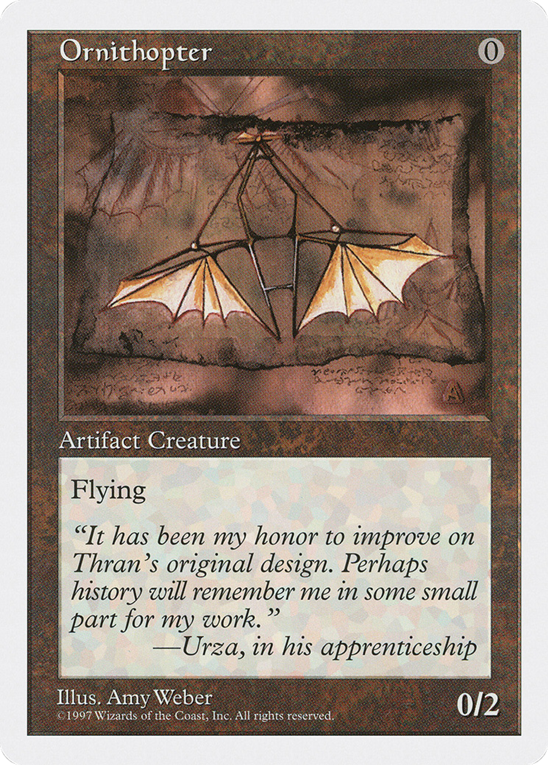Ornithopter — Fifth Edition — Magic: The Gathering