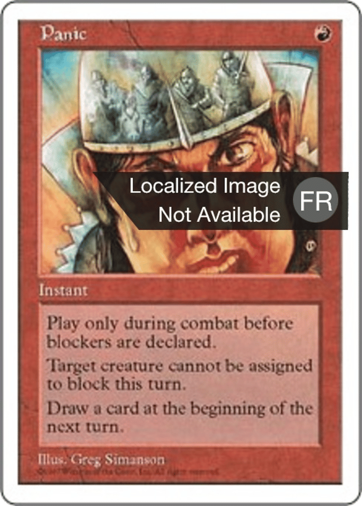Panique — Fifth Edition — Magic: The Gathering