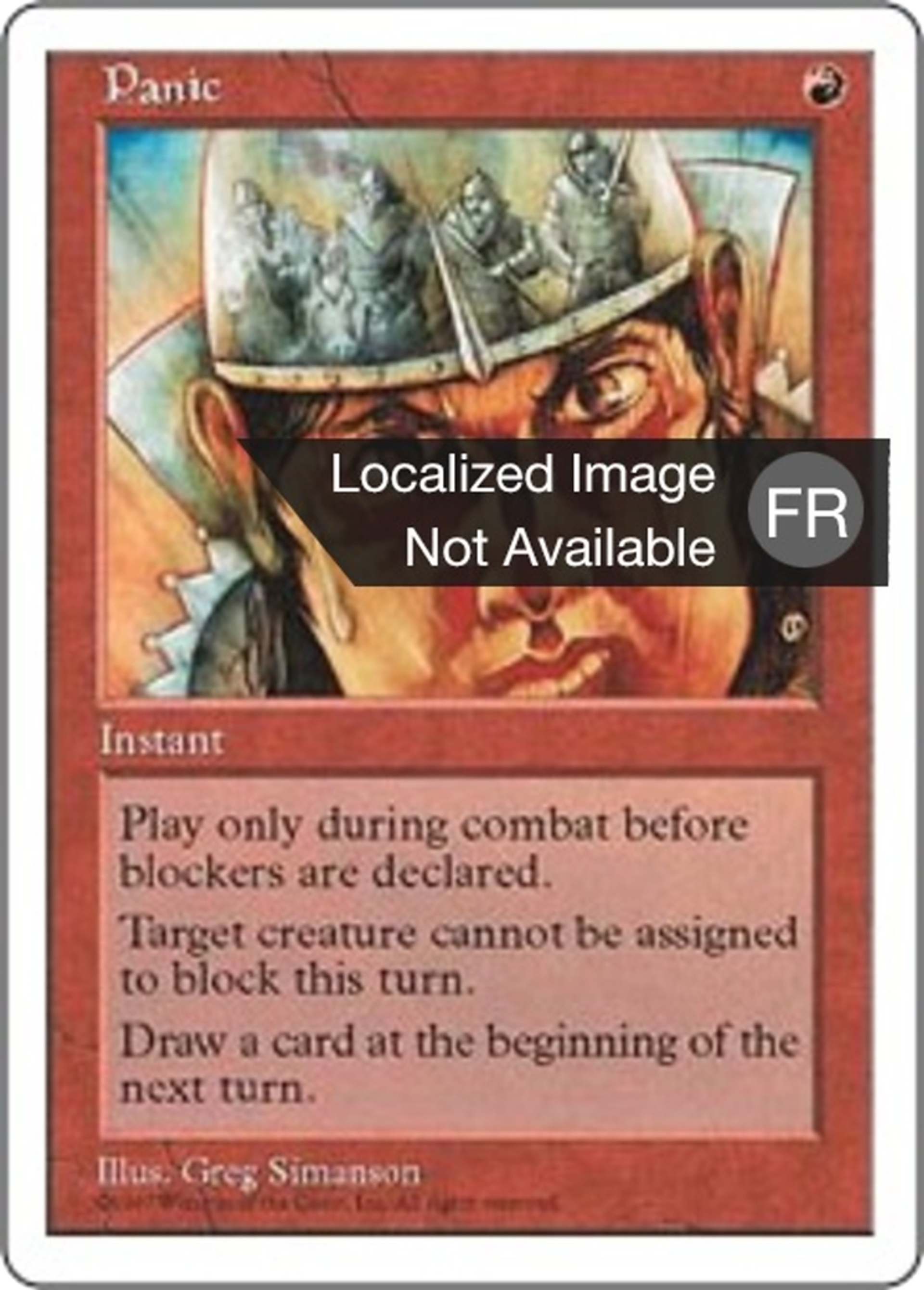 Panique — Fifth Edition — Magic: The Gathering