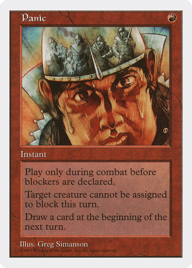 Panic — Fifth Edition — Magic: The Gathering