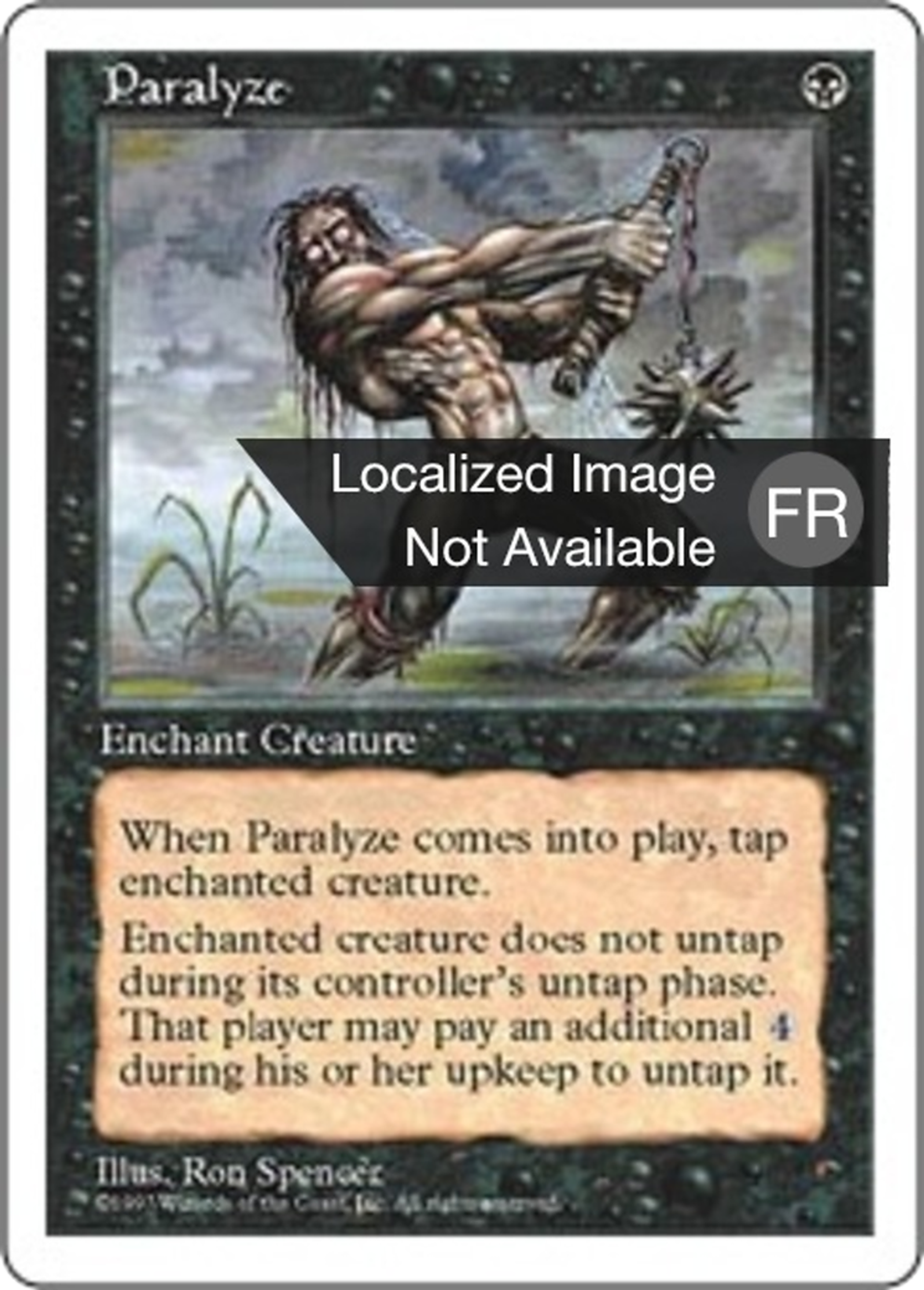 Paralysie — Fifth Edition — Magic: The Gathering