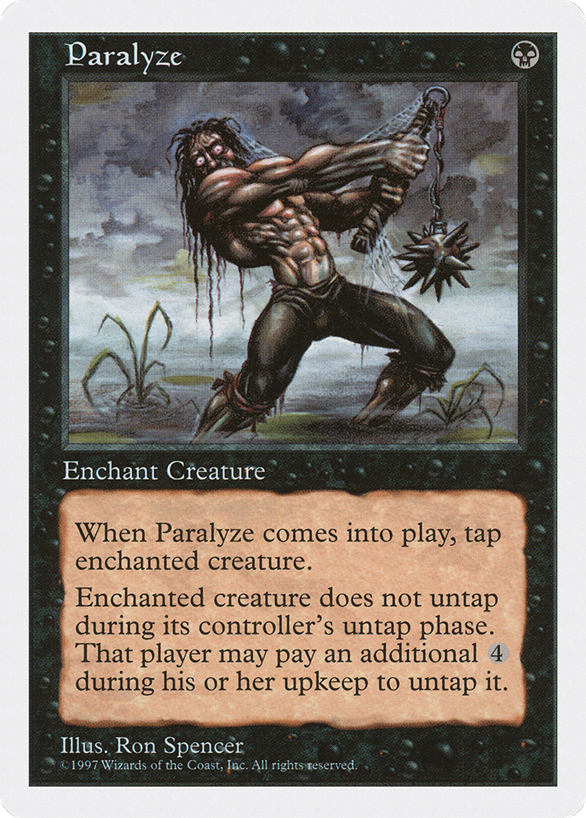 Paralyze — Fifth Edition — Magic: The Gathering