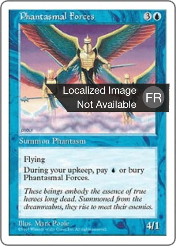 Forces phantasmatiques — Fifth Edition — Magic: The Gathering