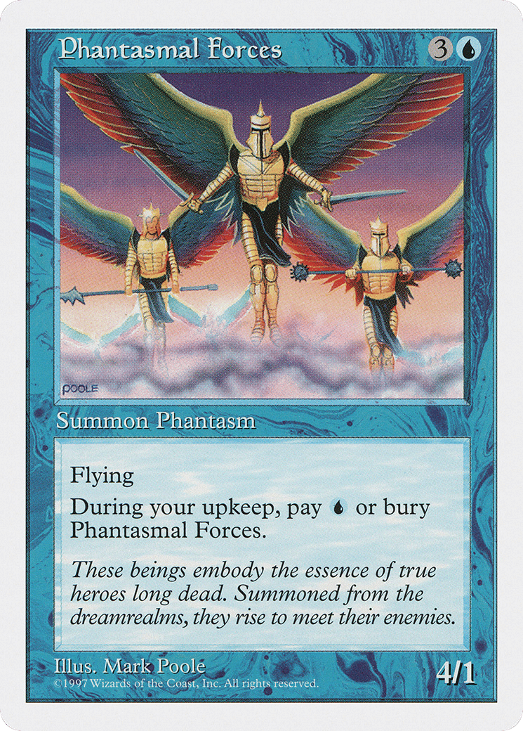 Phantasmal Forces — Fifth Edition — Magic: The Gathering