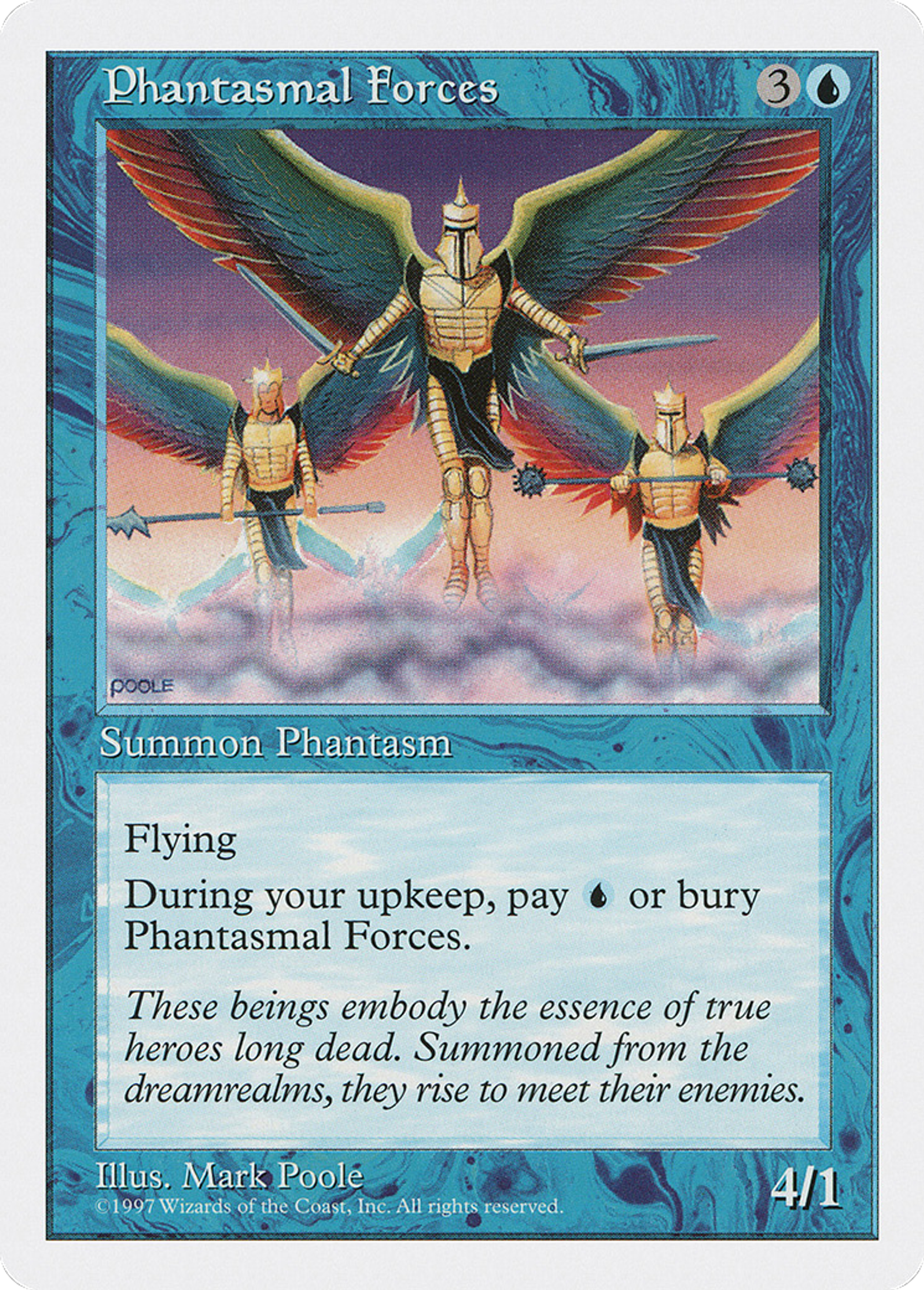 Phantasmal Forces — Fifth Edition — Magic: The Gathering