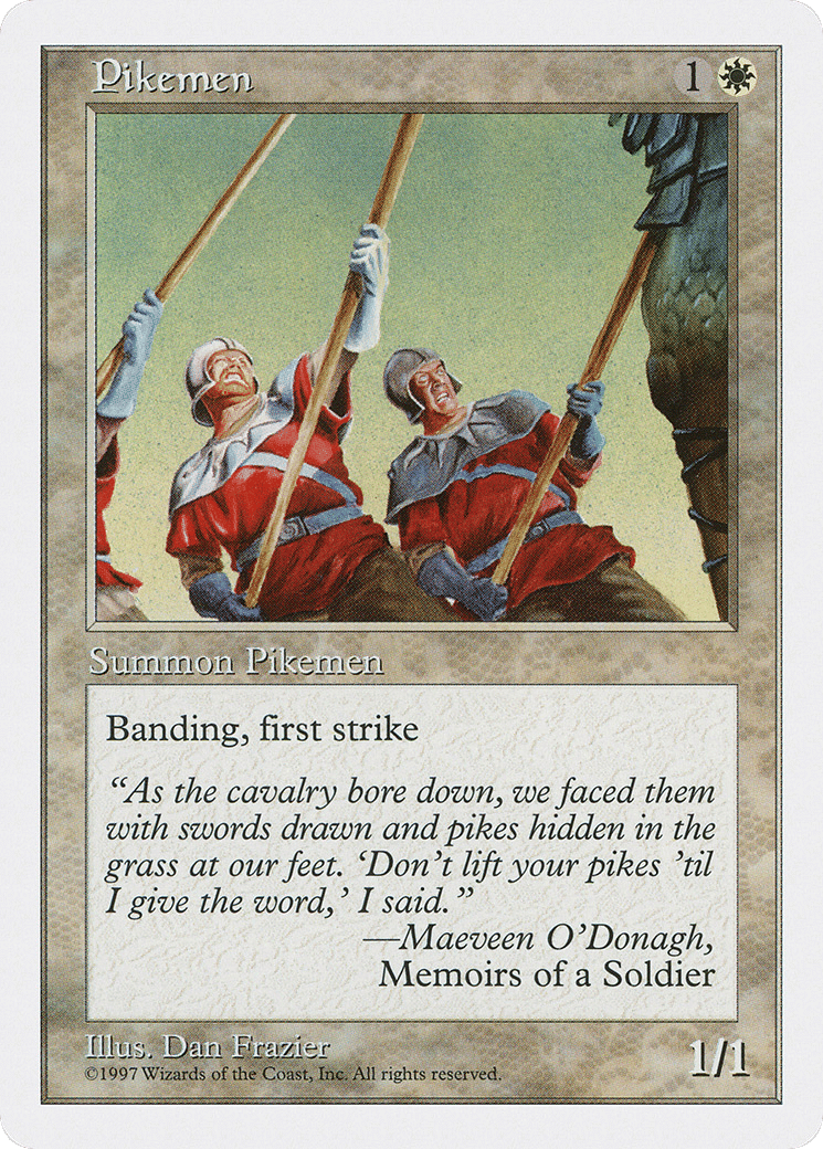 Pikemen — Fifth Edition — Magic: The Gathering