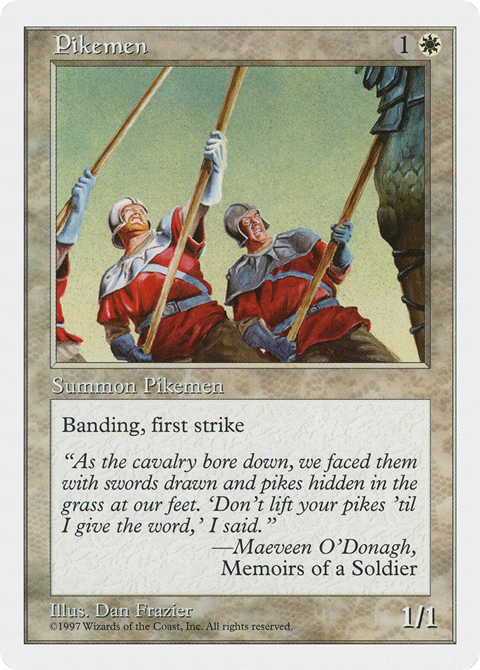 Pikemen — Fifth Edition — Magic: The Gathering