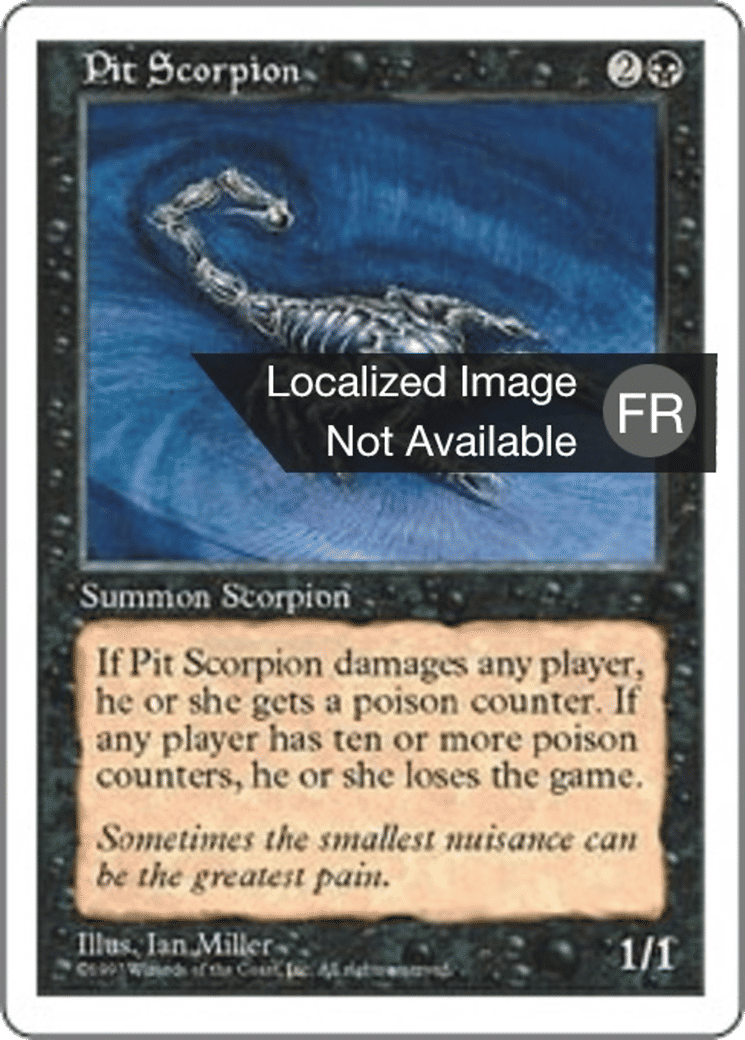 Scorpion de l'Abîme — Fifth Edition — Magic: The Gathering