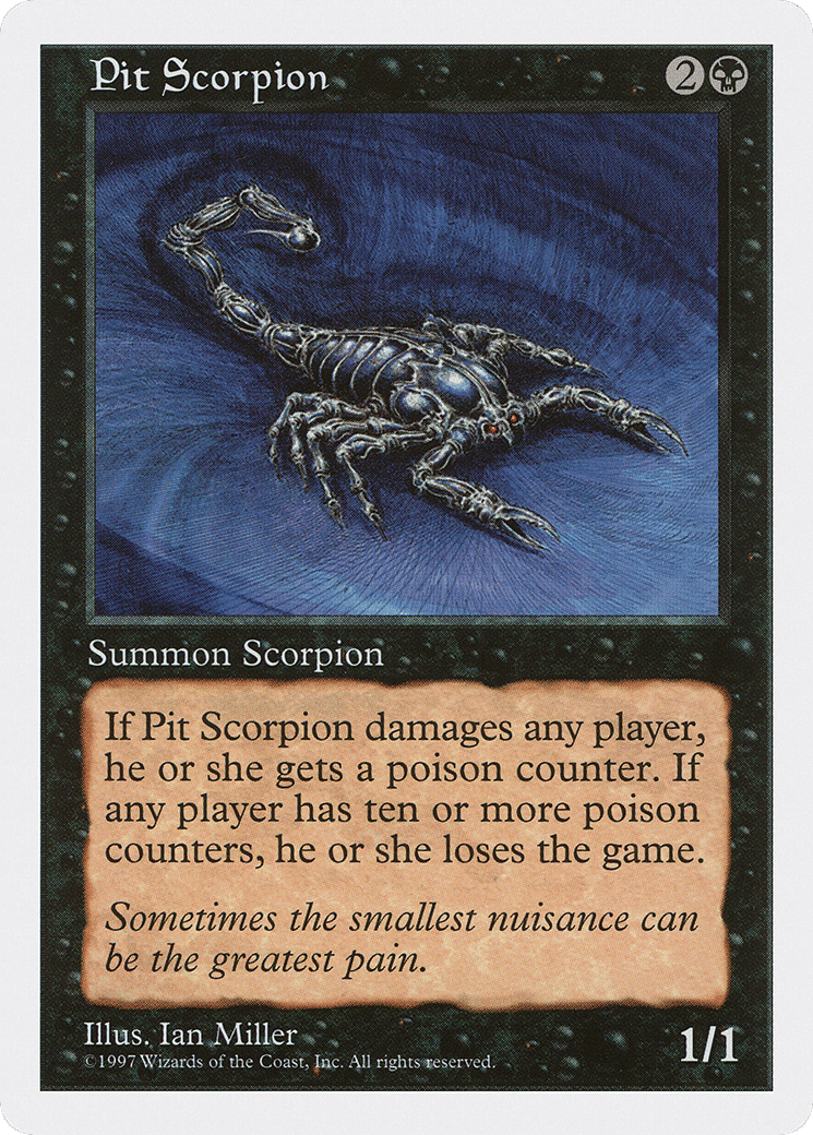 Pit Scorpion — Fifth Edition — Magic: The Gathering