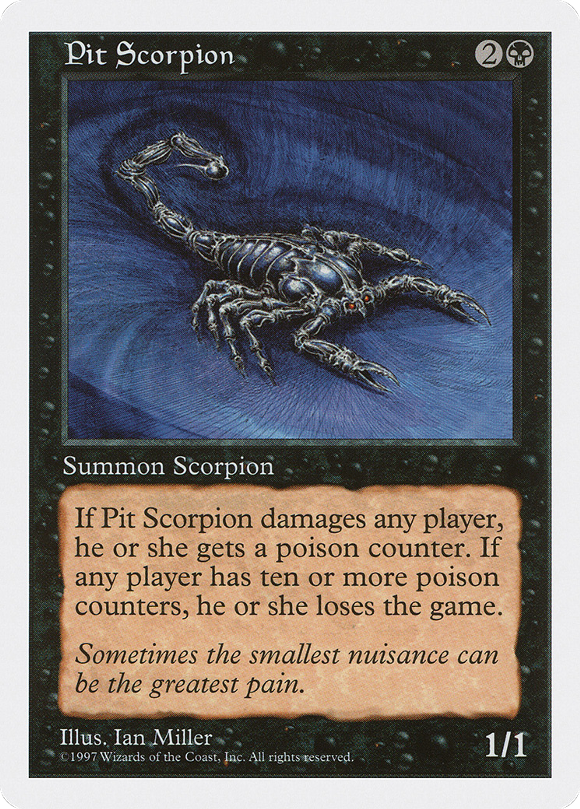 Pit Scorpion — Fifth Edition — Magic: The Gathering