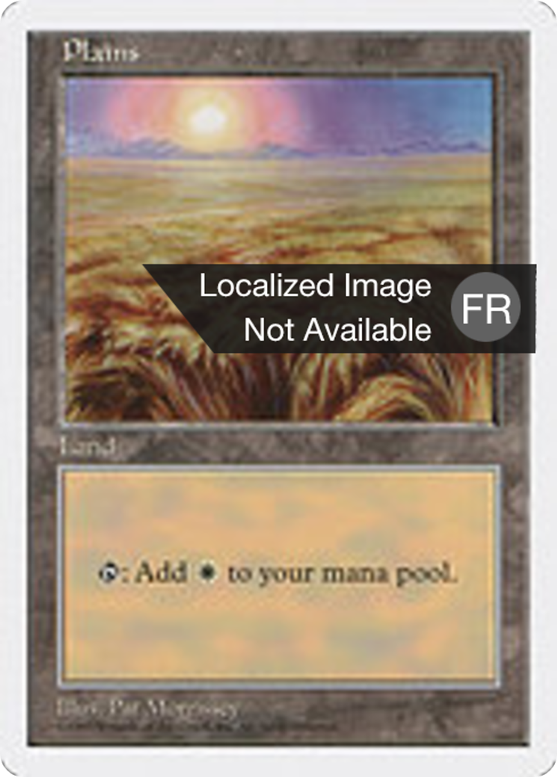 Plaine — Fifth Edition — Magic: The Gathering
