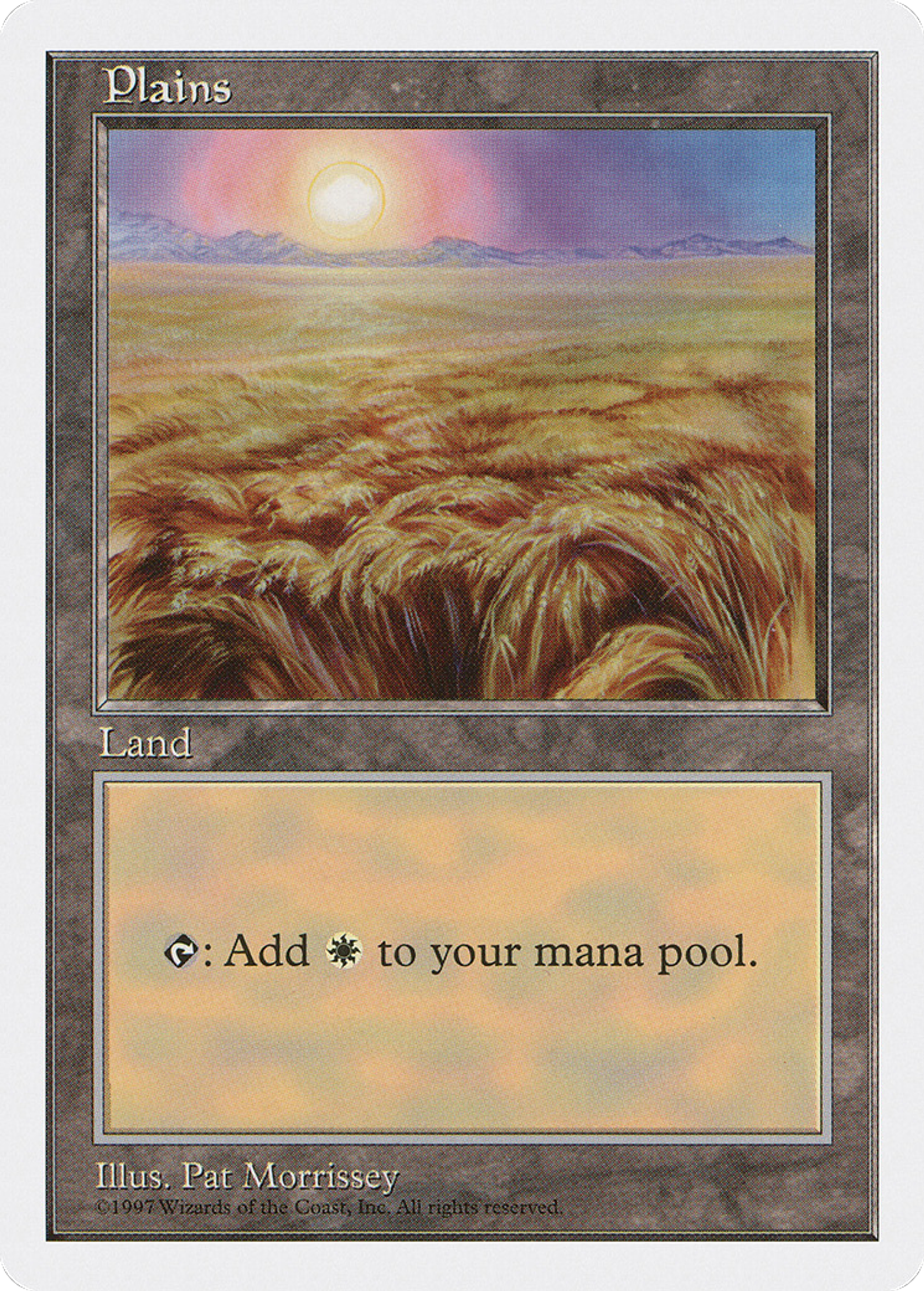 Plains — Fifth Edition — Magic: The Gathering
