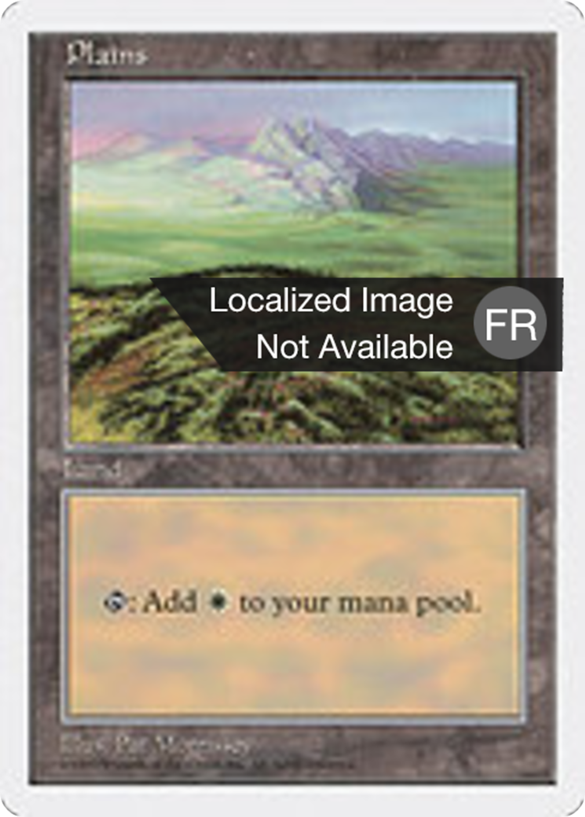 Plaine — Fifth Edition — Magic: The Gathering