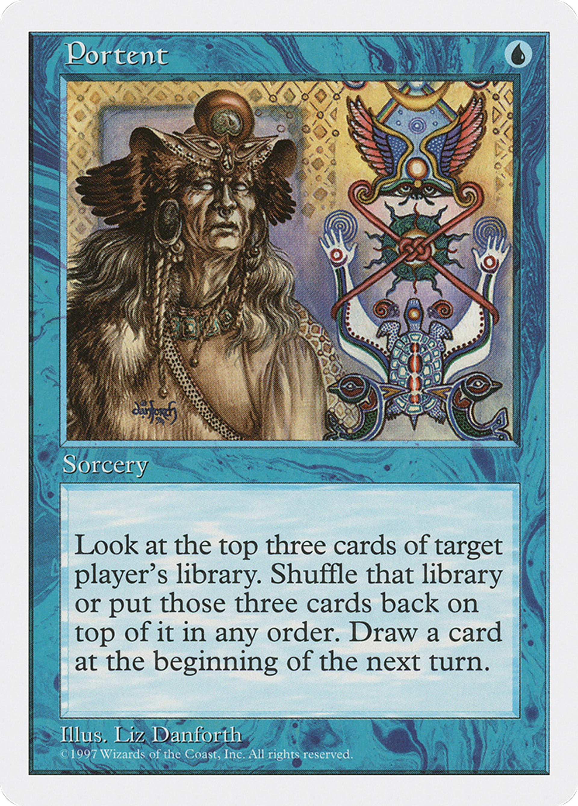 Portent — Fifth Edition — Magic: The Gathering