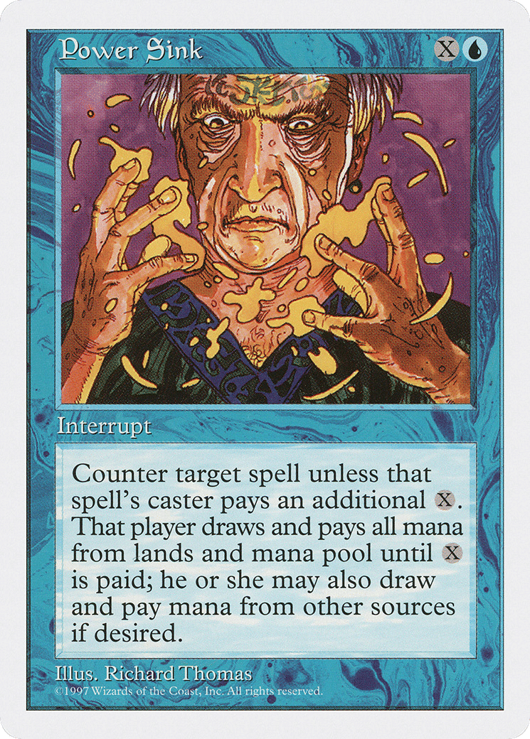 Power Sink — Fifth Edition — Magic: The Gathering