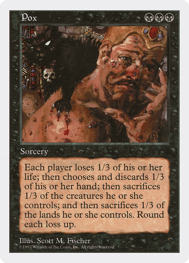 Pox — Fifth Edition — Magic: The Gathering