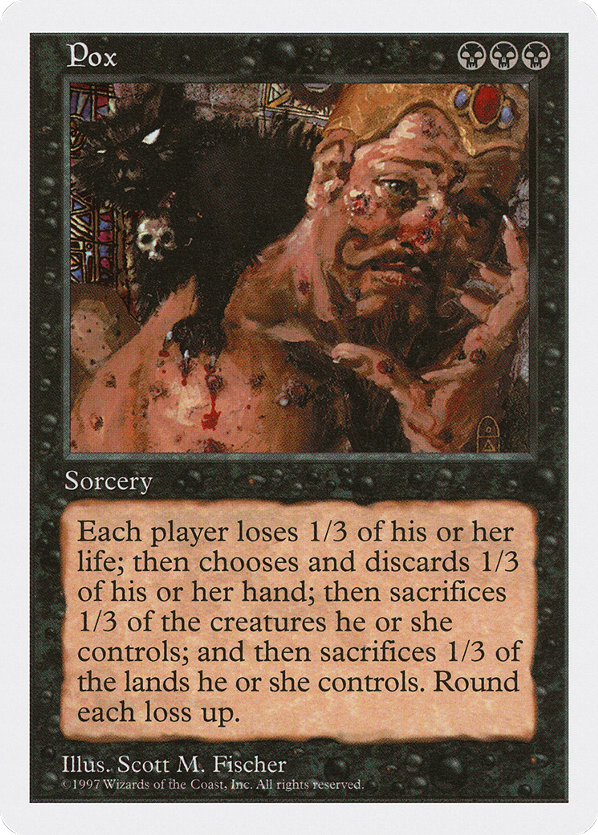Pox — Fifth Edition — Magic: The Gathering