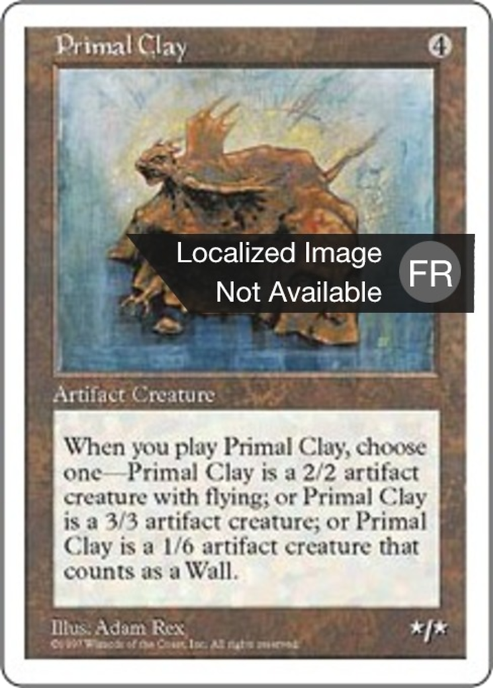 Argile primordiale — Fifth Edition — Magic: The Gathering