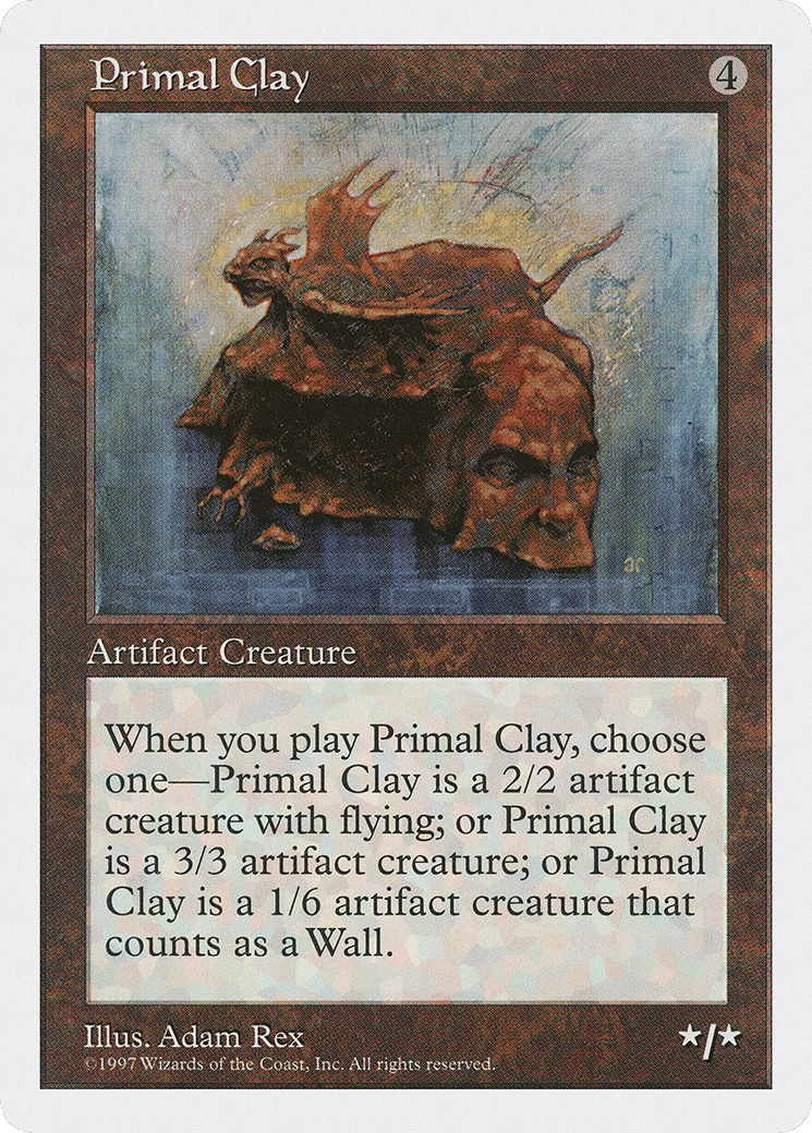 Primal Clay — Fifth Edition — Magic: The Gathering