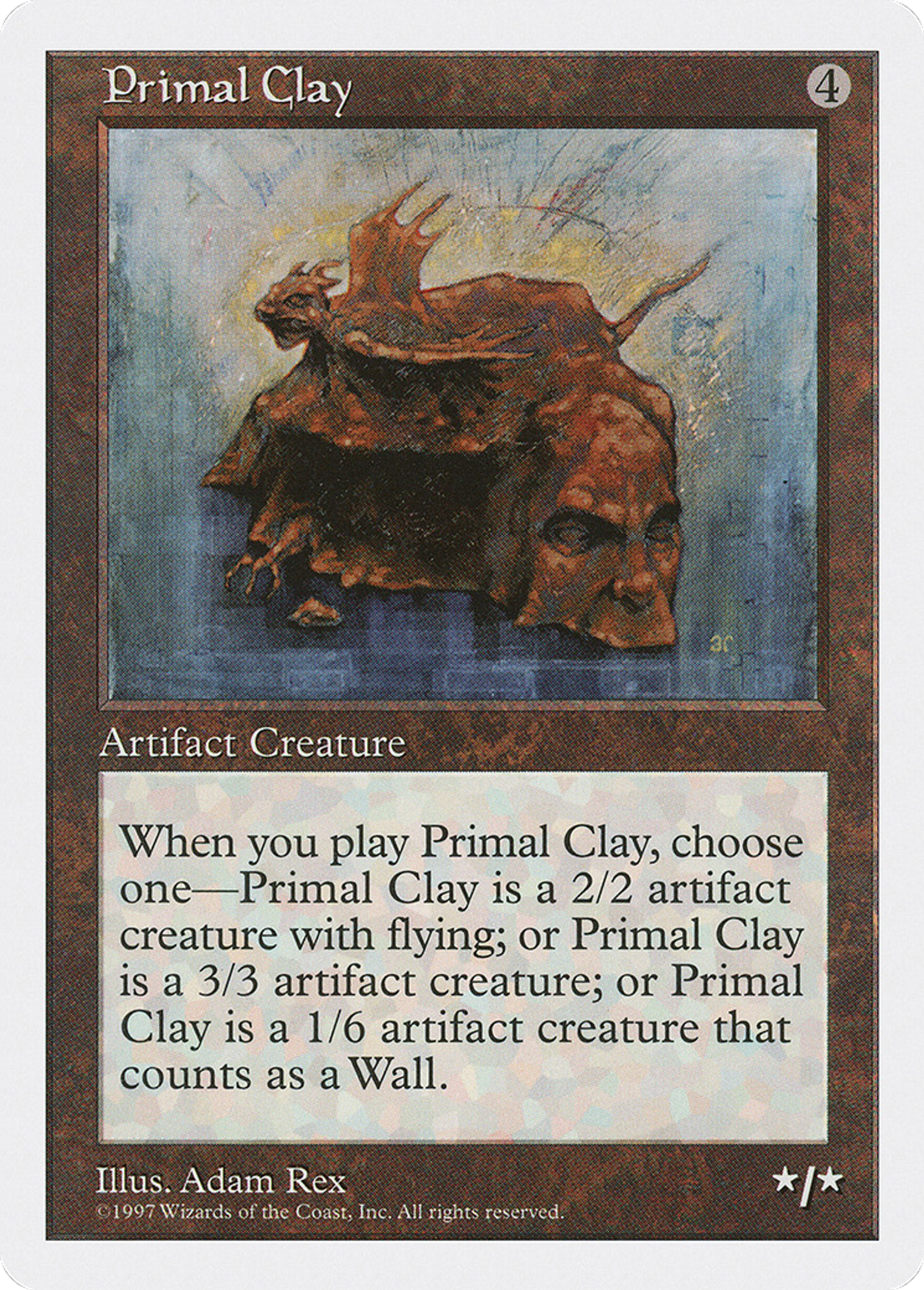Primal Clay — Fifth Edition — Magic: The Gathering