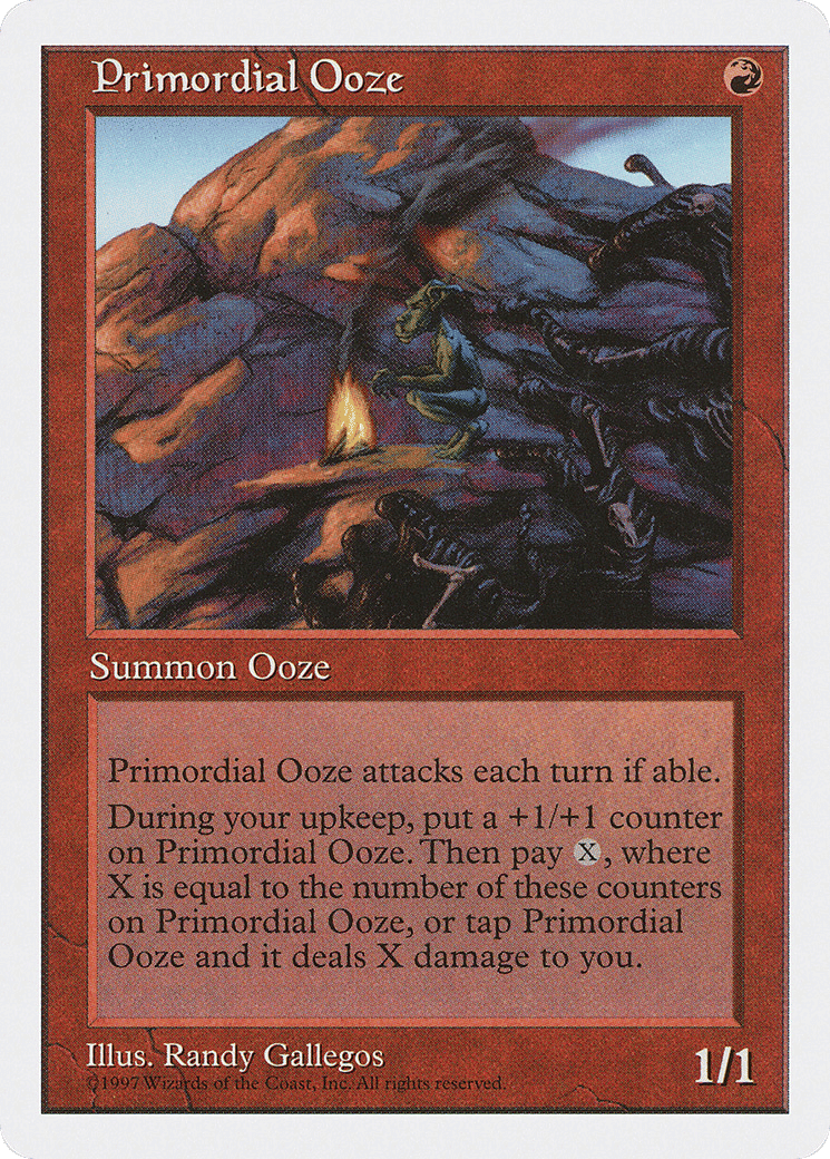Primordial Ooze — Fifth Edition — Magic: The Gathering