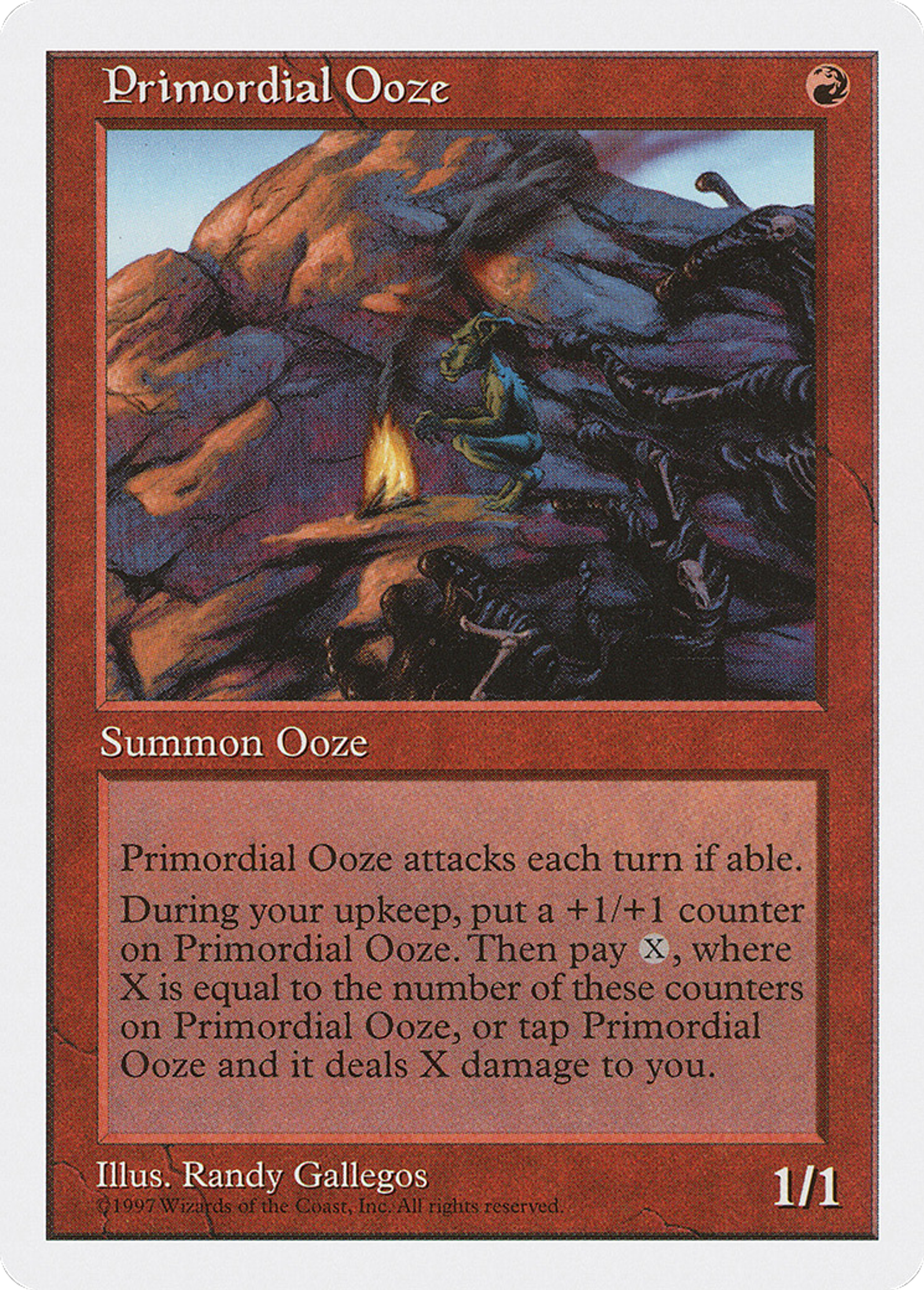 Primordial Ooze — Fifth Edition — Magic: The Gathering
