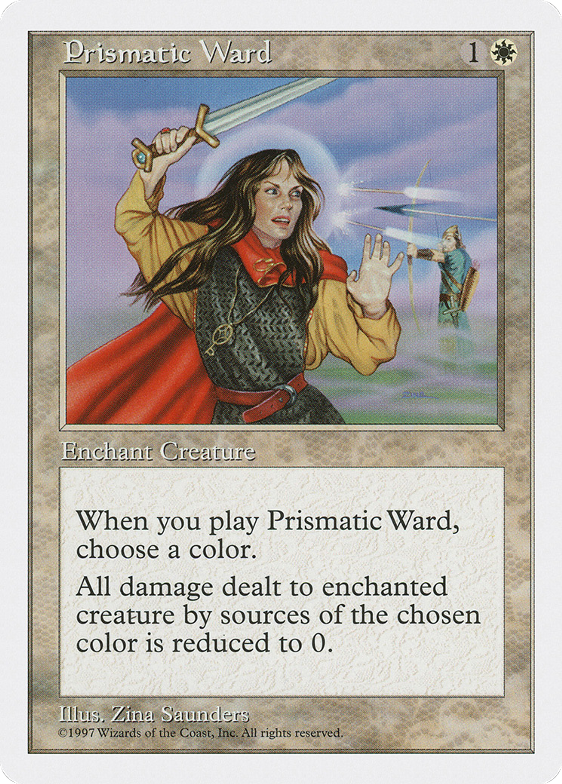 Prismatic Ward — Fifth Edition — Magic: The Gathering