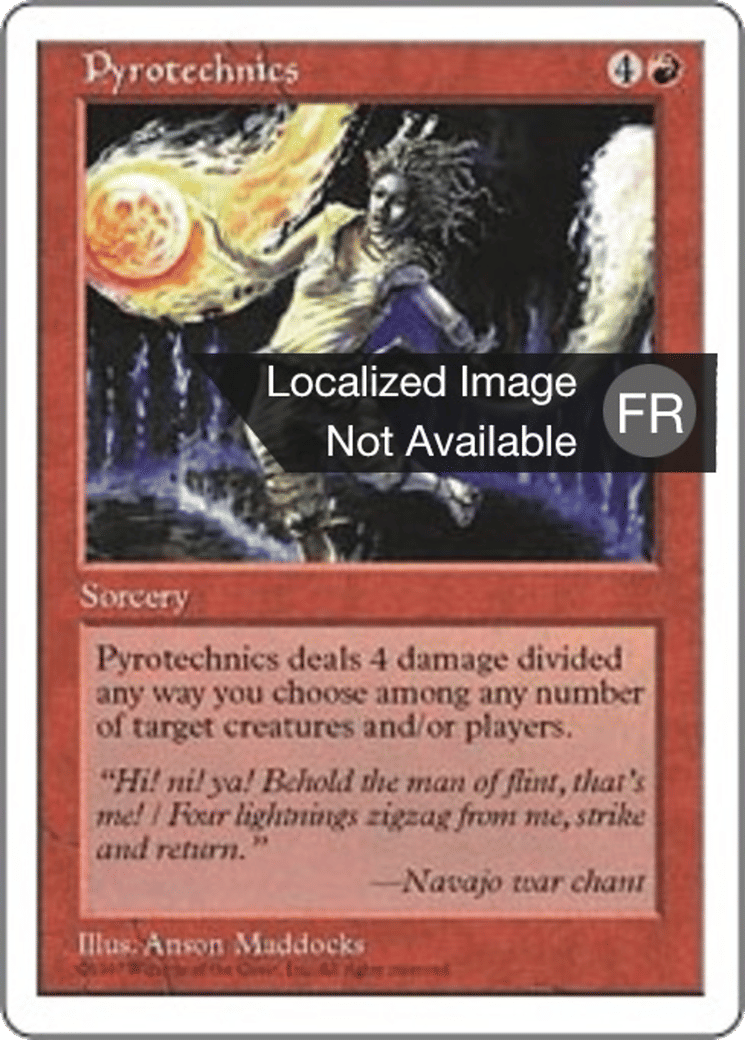 Pyrotechnie — Fifth Edition — Magic: The Gathering