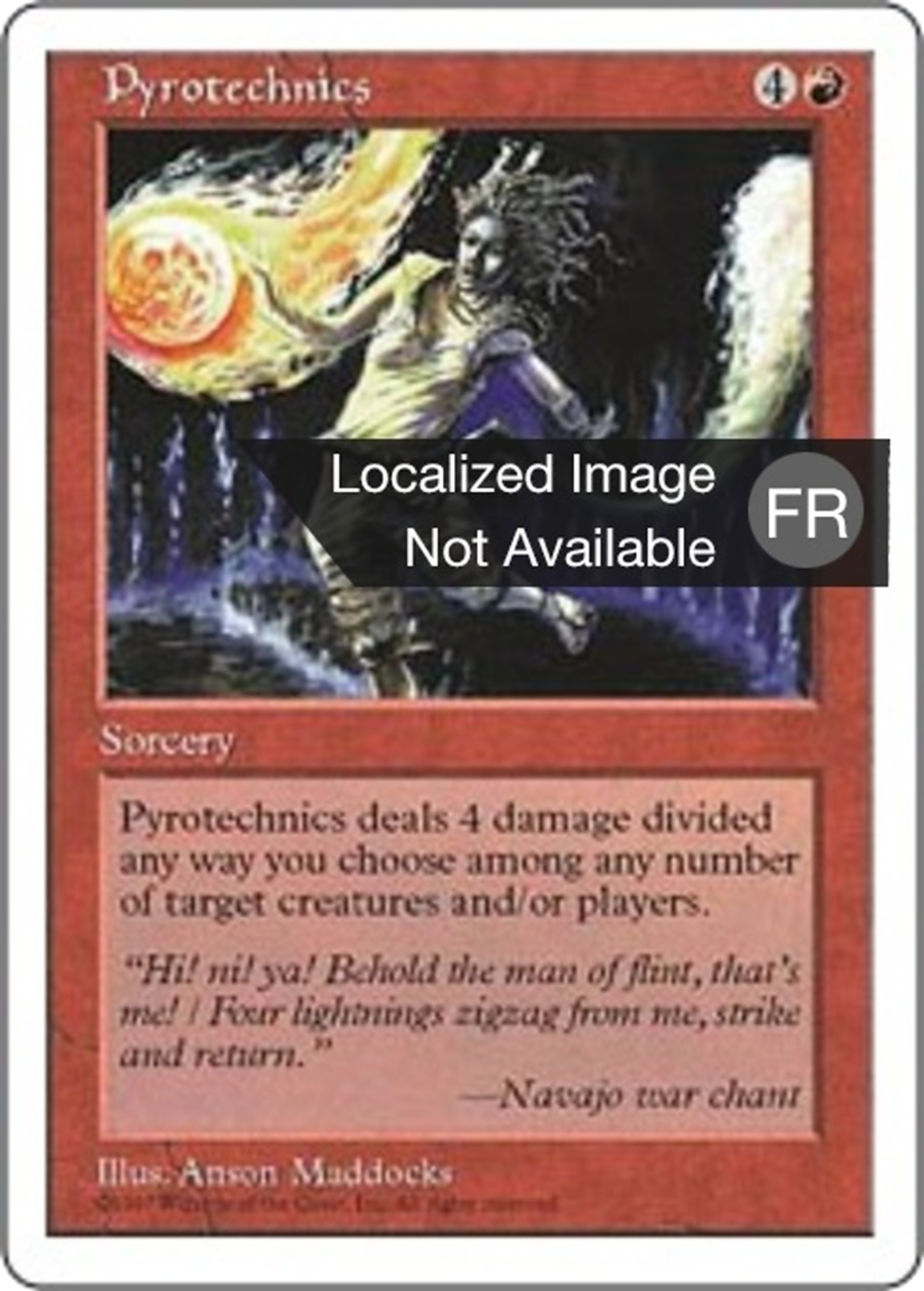 Pyrotechnie — Fifth Edition — Magic: The Gathering