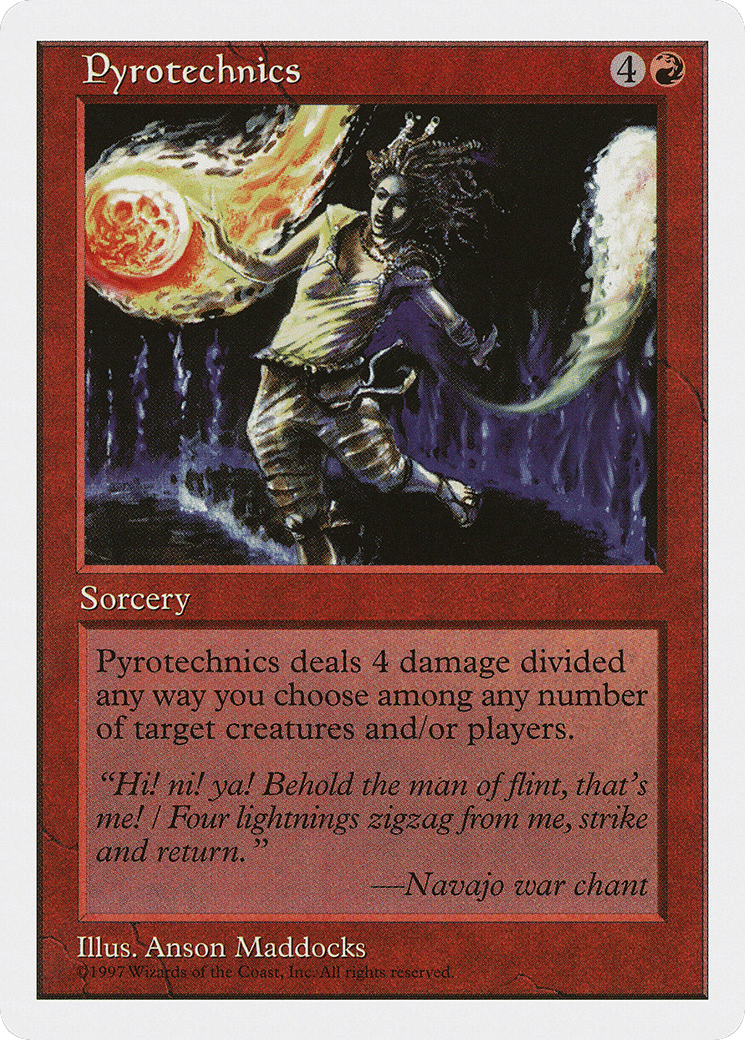 Pyrotechnics — Fifth Edition — Magic: The Gathering