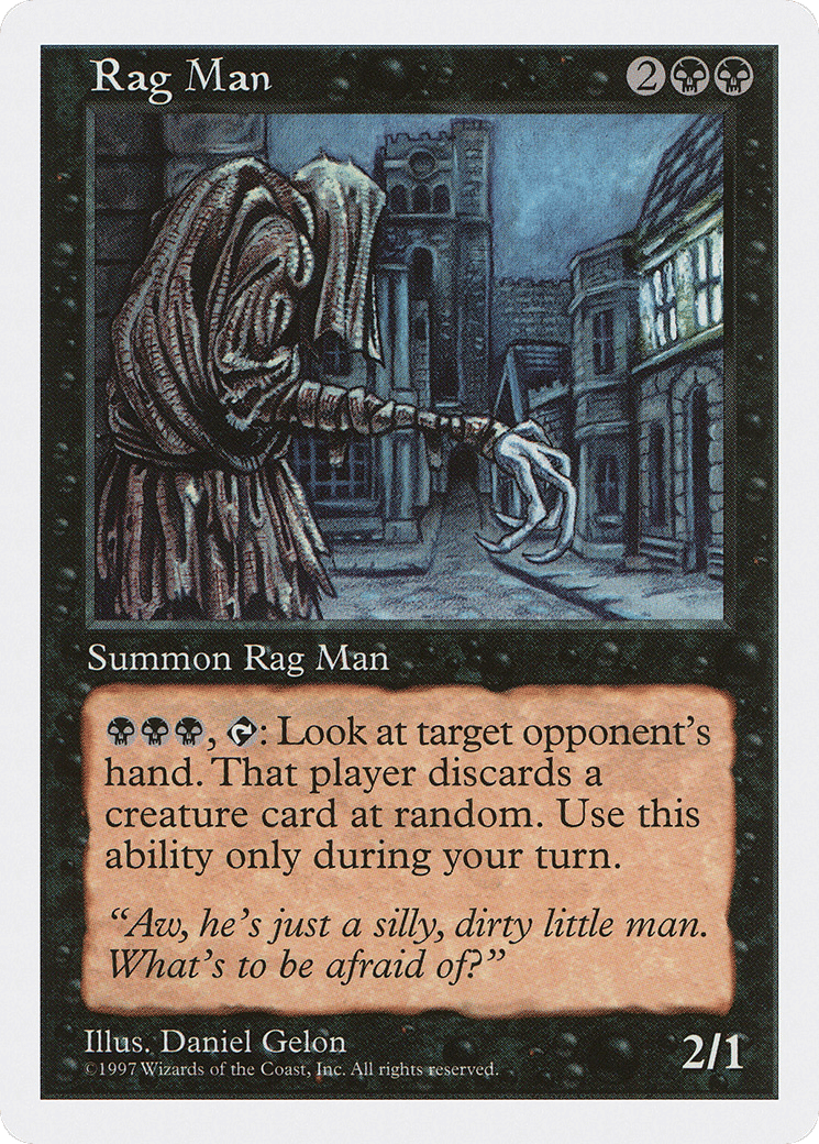 Rag Man — Fifth Edition — Magic: The Gathering