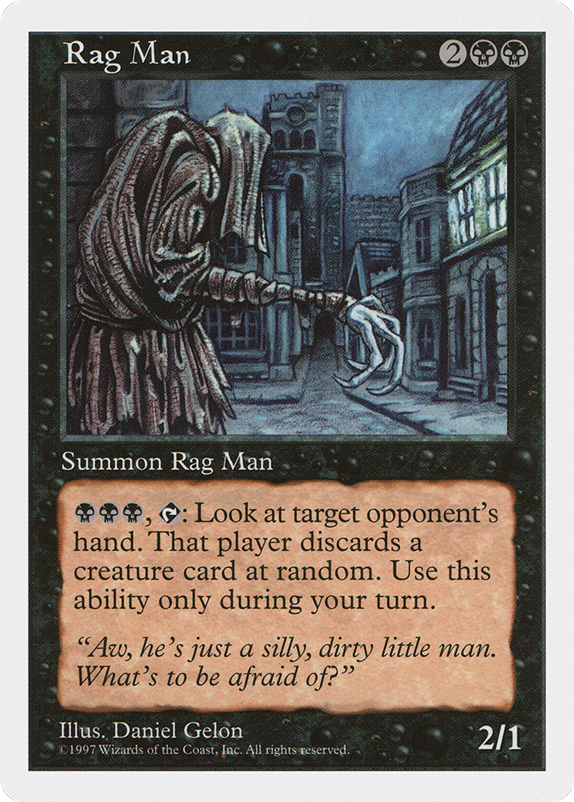 Rag Man — Fifth Edition — Magic: The Gathering
