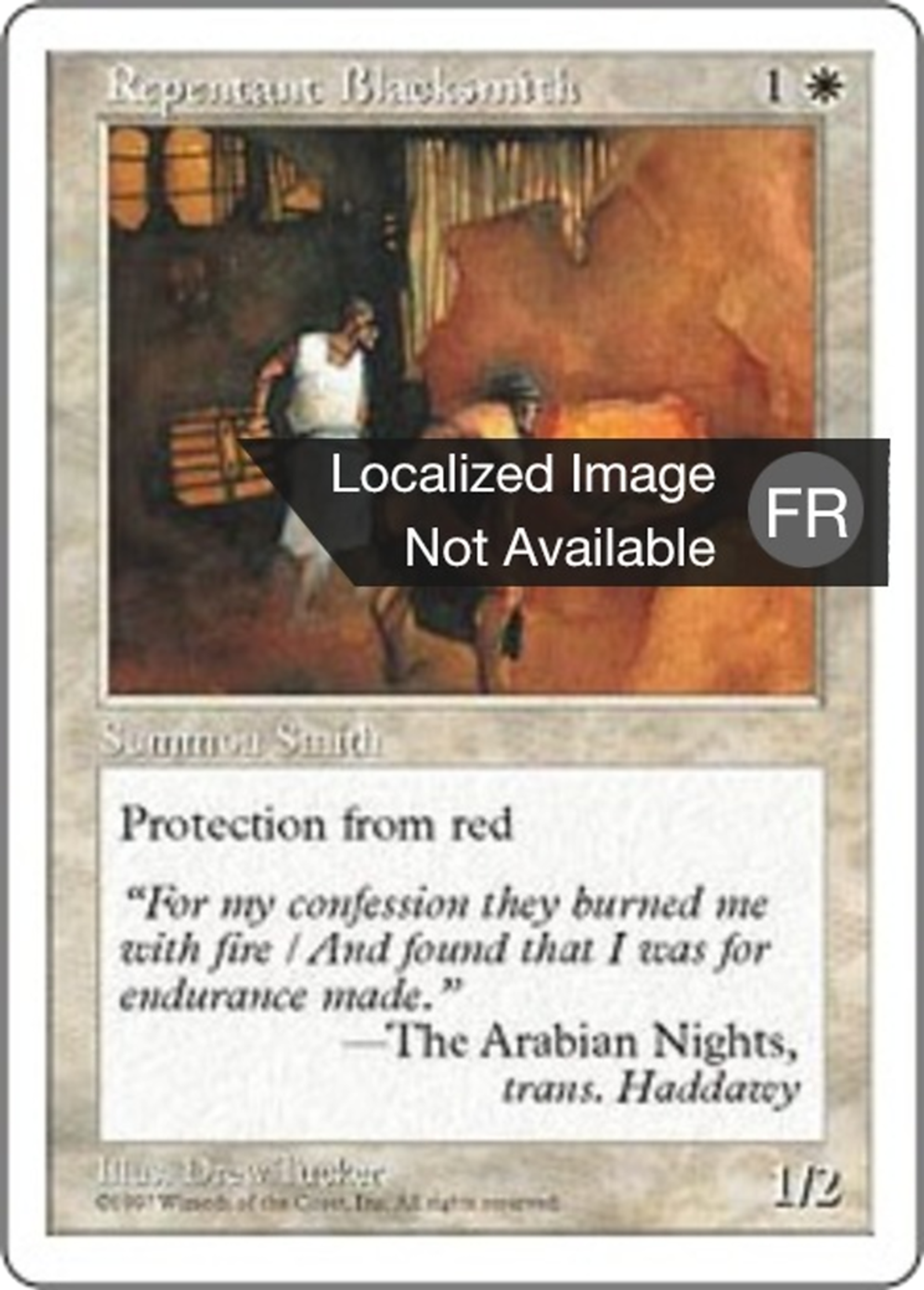 Forgeron repenti — Fifth Edition — Magic: The Gathering