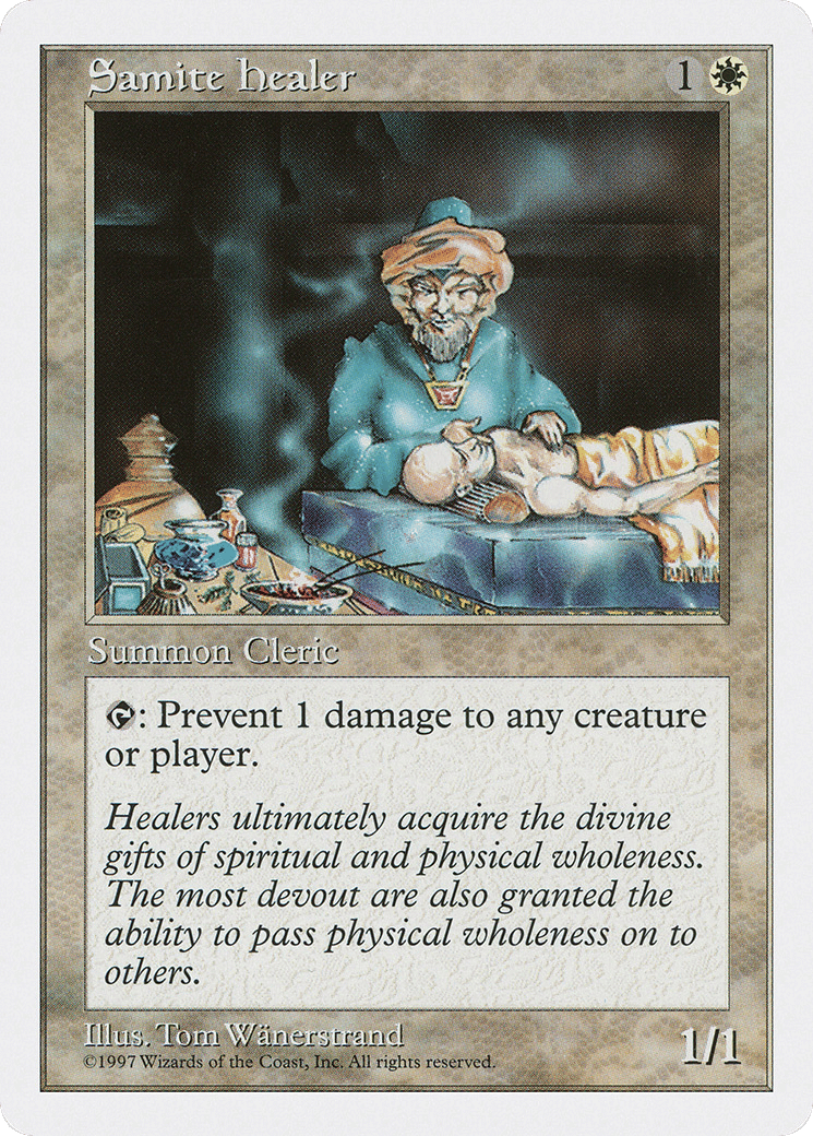 Samite Healer — Fifth Edition — Magic: The Gathering