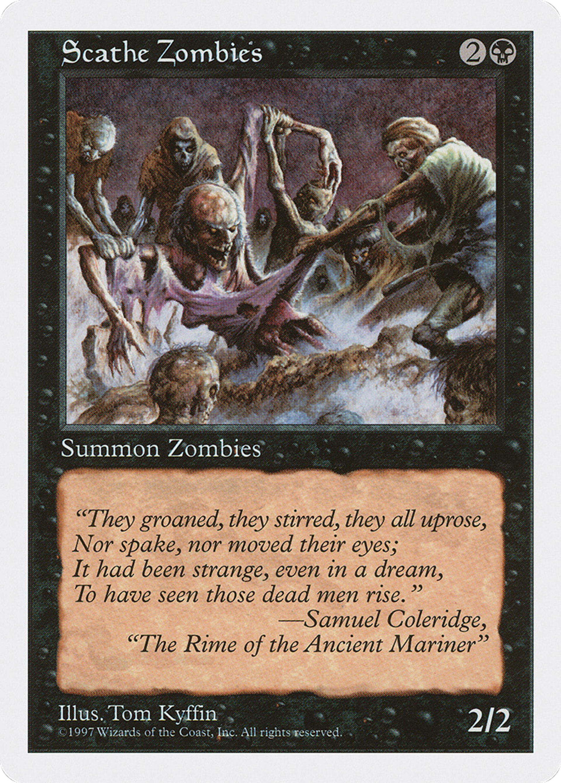 Scathe Zombies — Fifth Edition — Magic: The Gathering